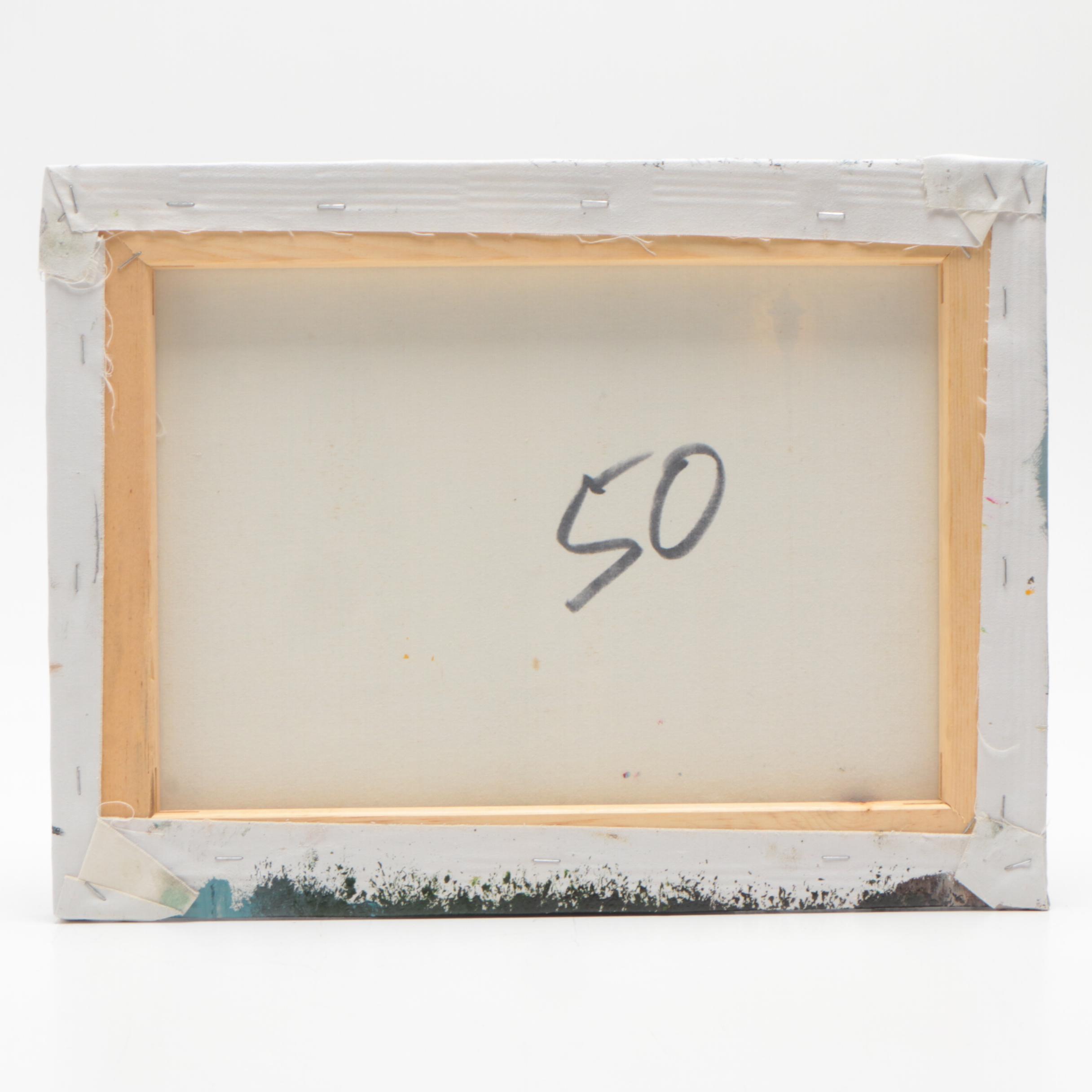 Mary Botto Oil Painting European Street Scene