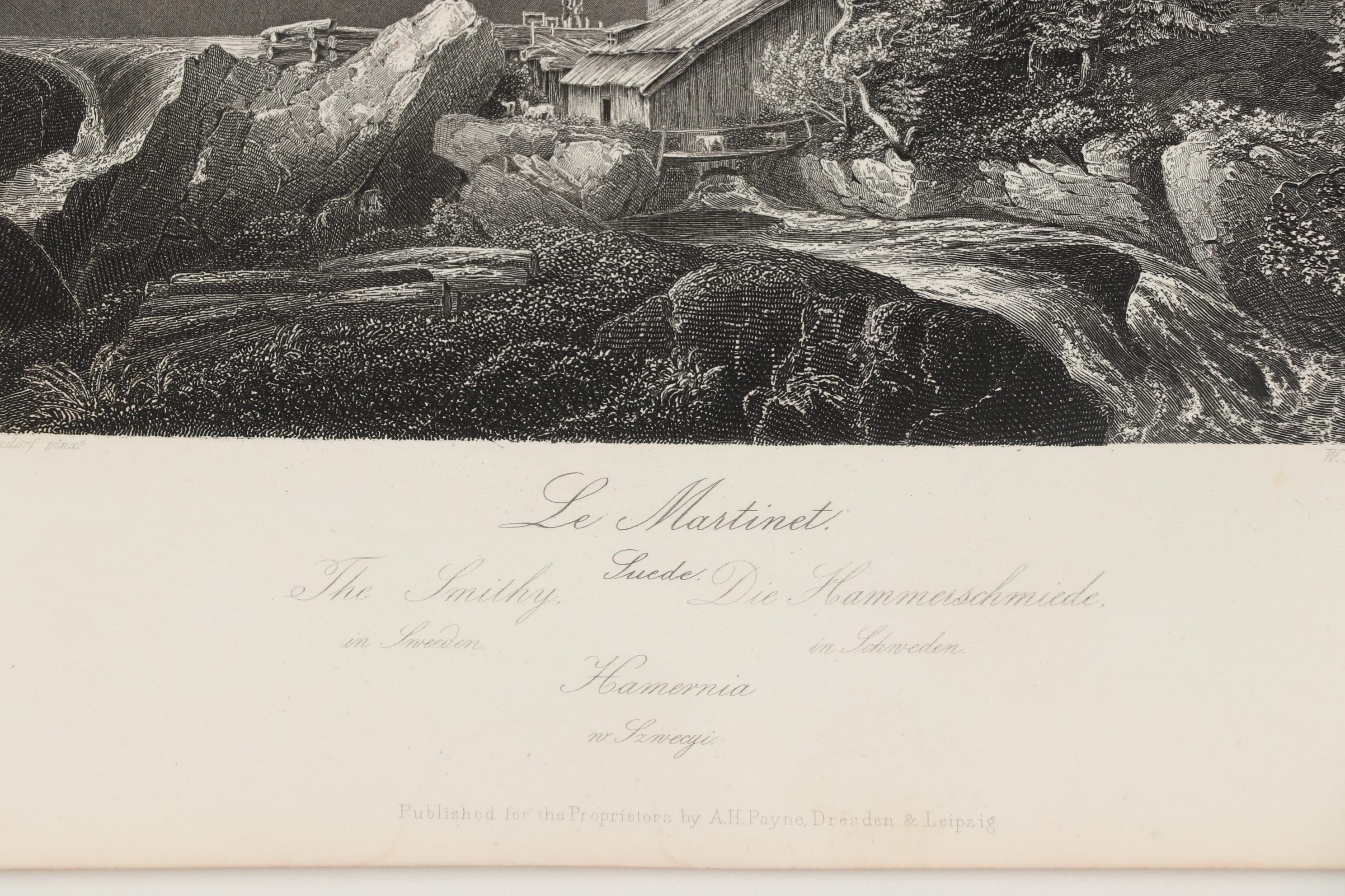 19th Century Engravings from "Payne's Royal Dresden Gallery"