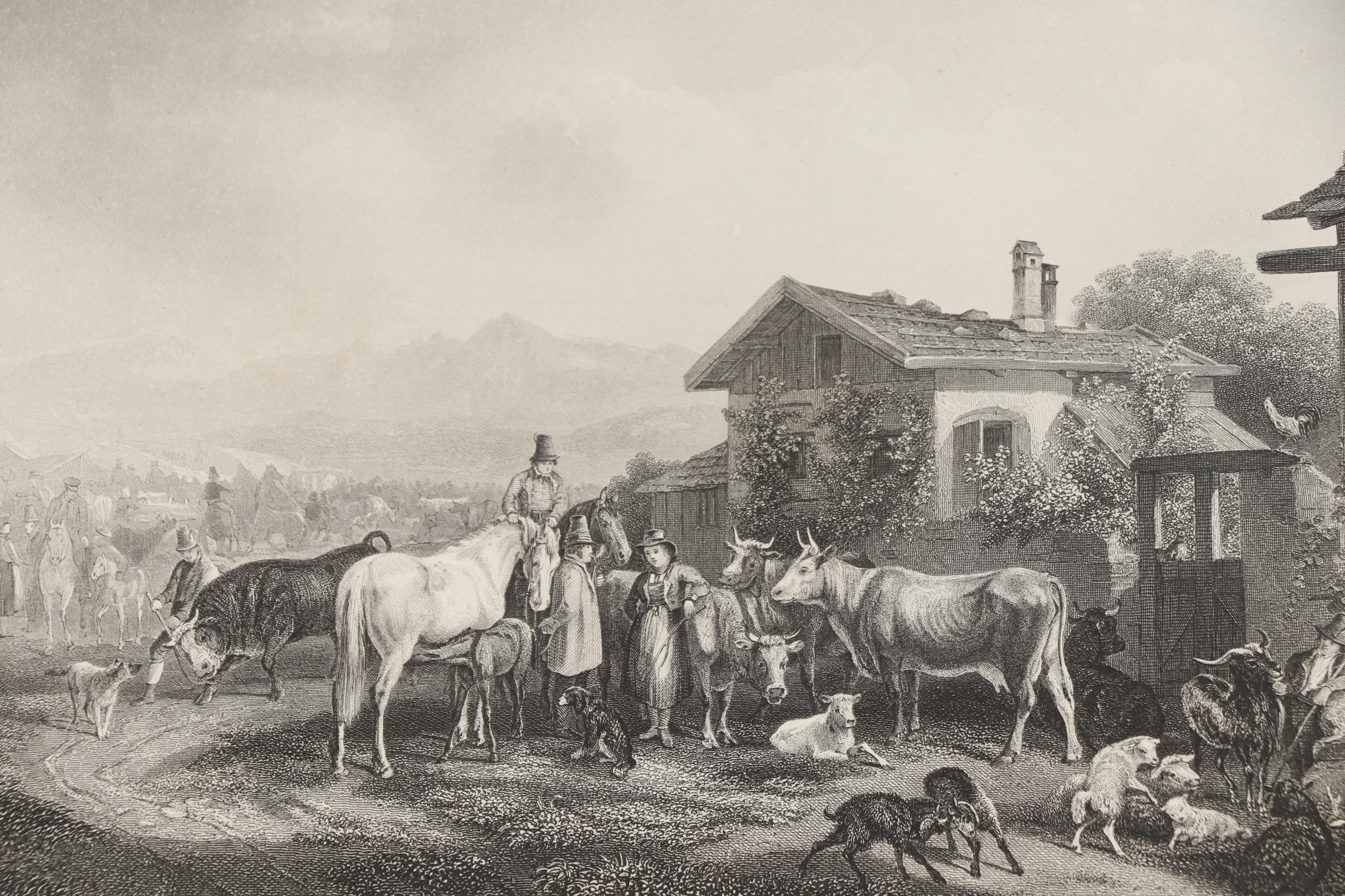 19th Century Engravings from "Payne's Royal Dresden Gallery"