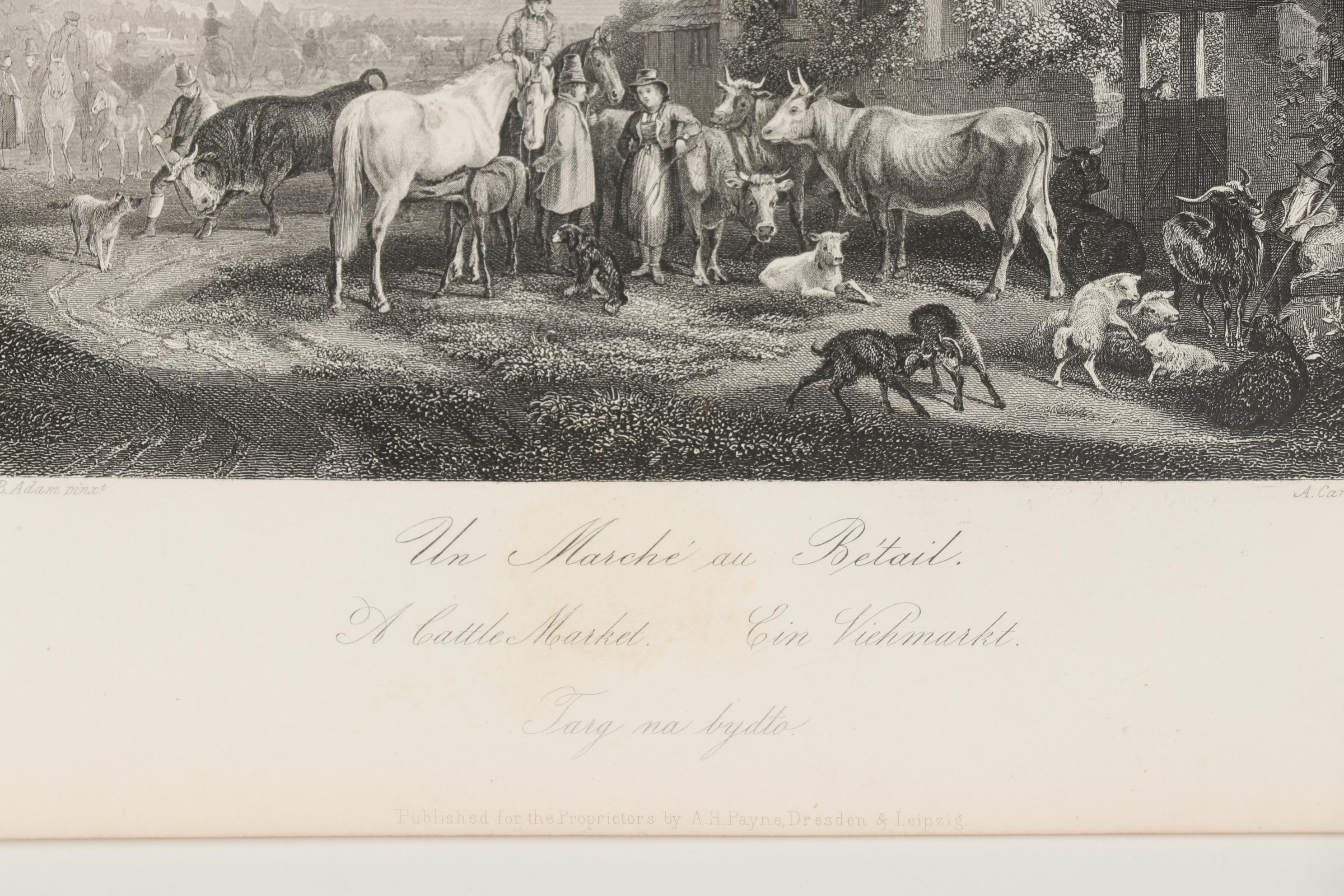 19th Century Engravings from "Payne's Royal Dresden Gallery"