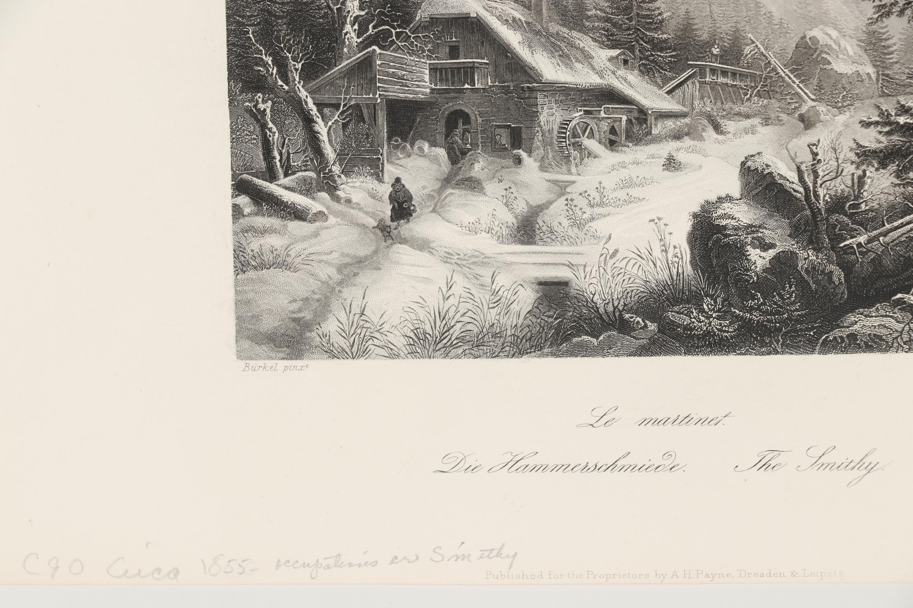 19th Century Engravings from "Payne's Royal Dresden Gallery"