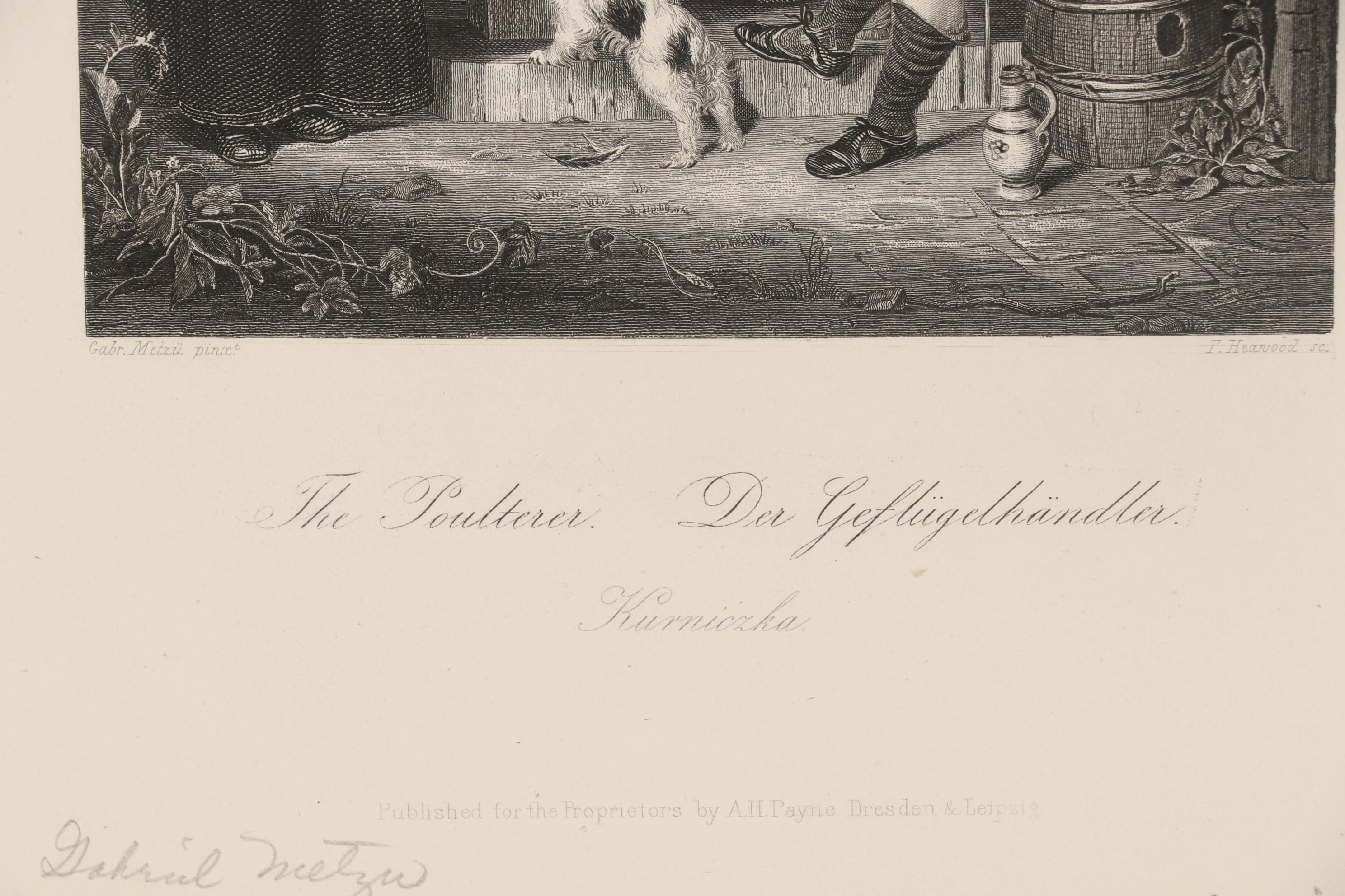 19th Century Engravings from "Payne's Royal Dresden Gallery"