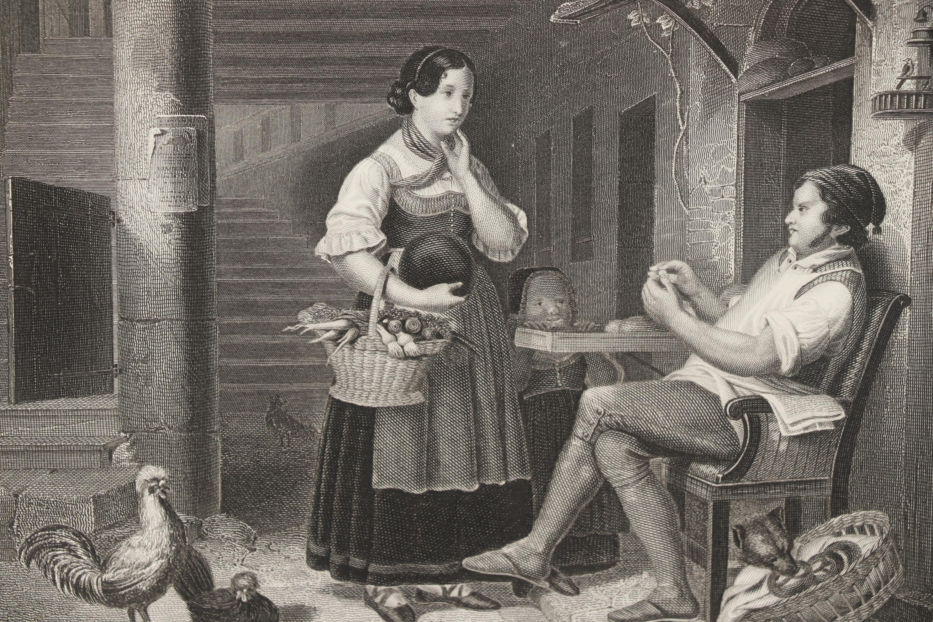 19th Century Engravings from "Payne's Royal Dresden Gallery"