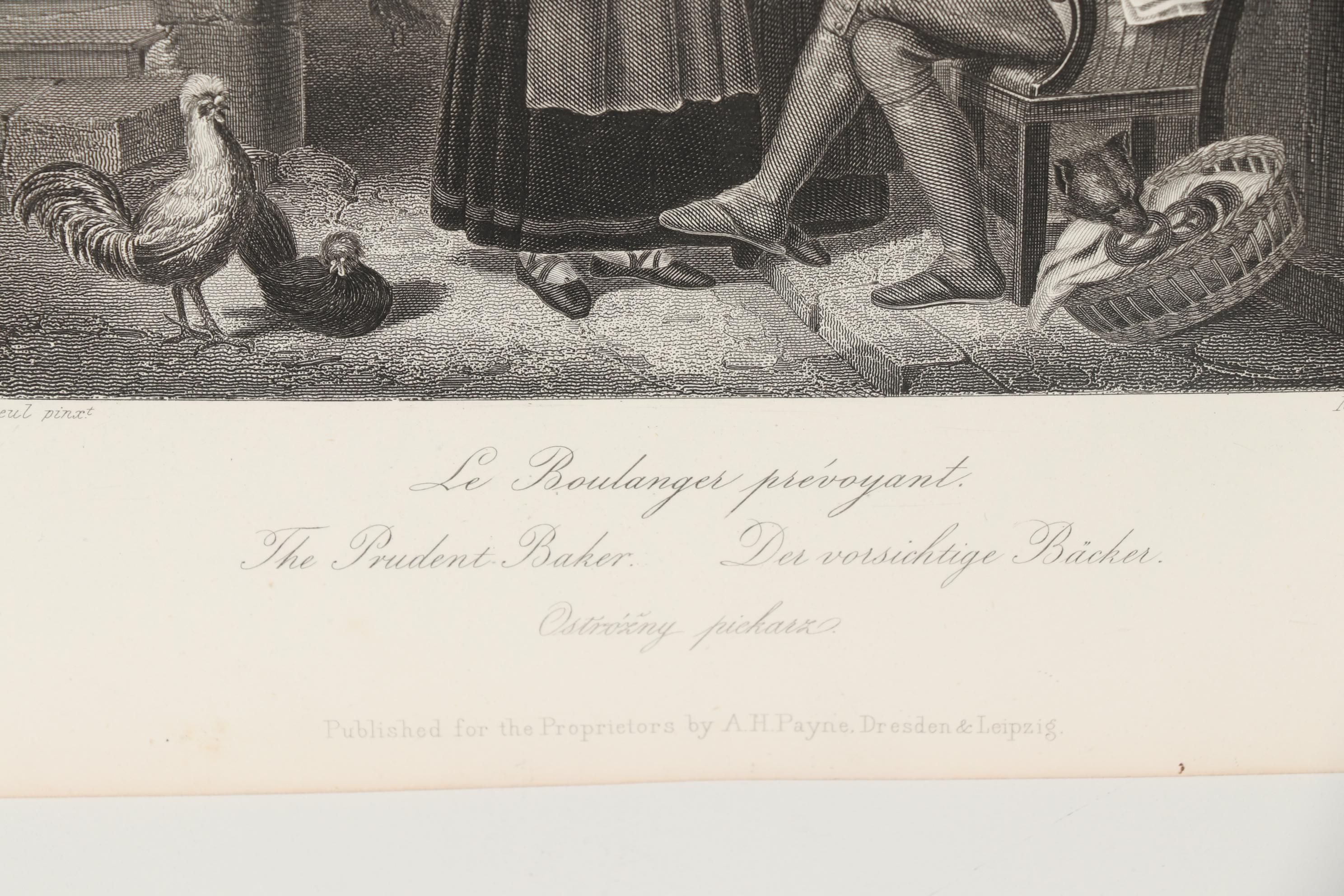 19th Century Engravings from "Payne's Royal Dresden Gallery"