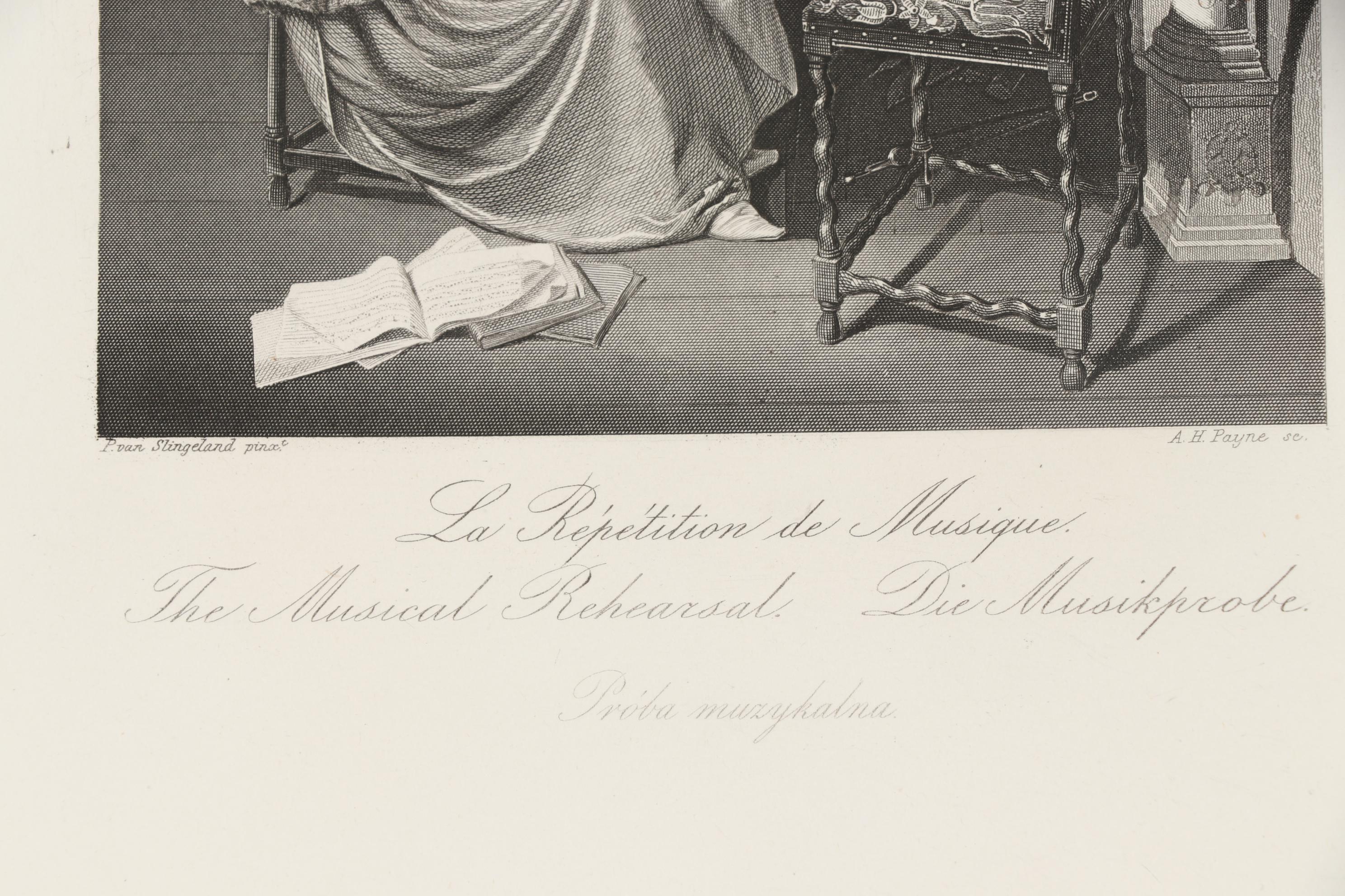 19th Century Engravings from "Payne's Royal Dresden Gallery"