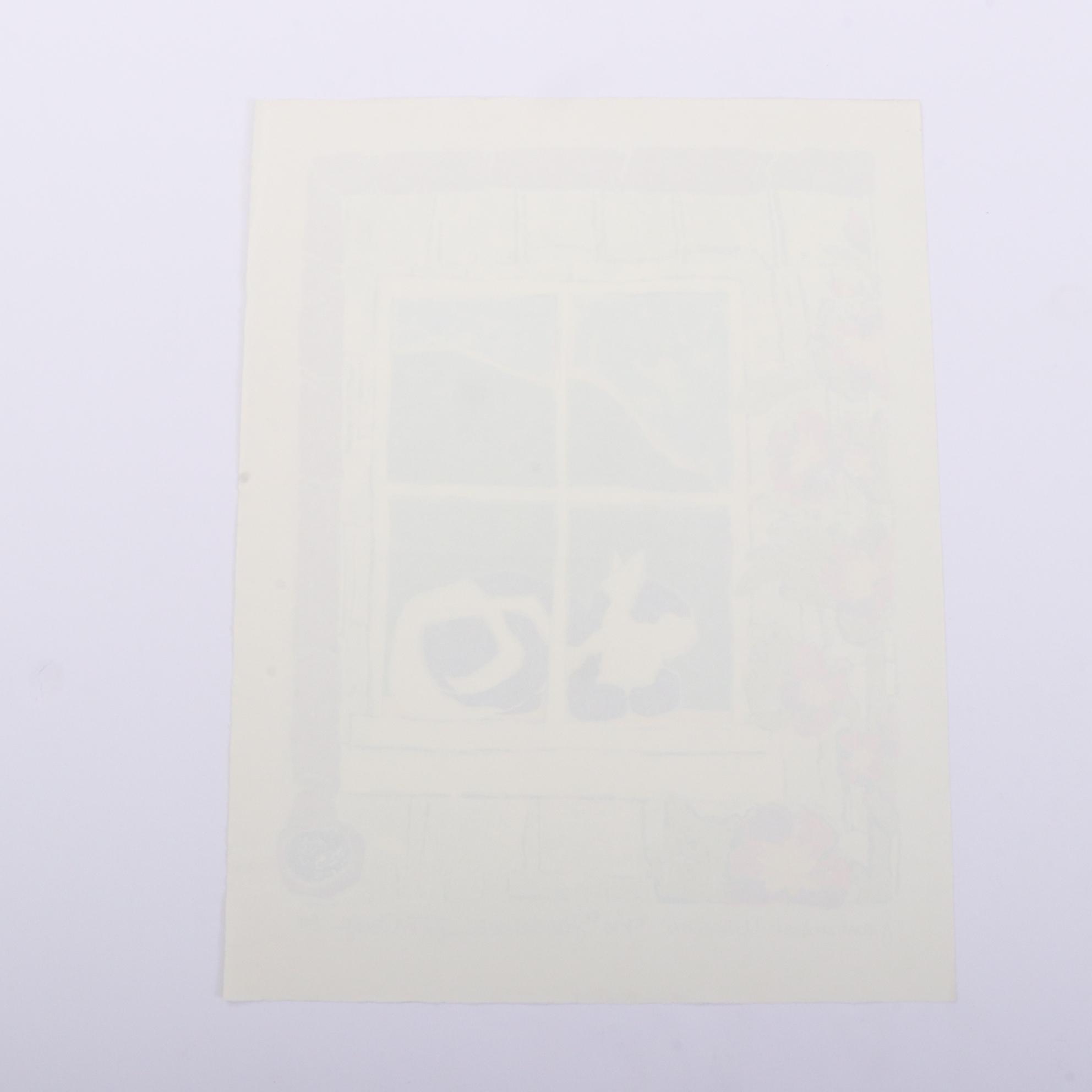 Sara Wellington Dodge Serigraph "Nantucket Window"