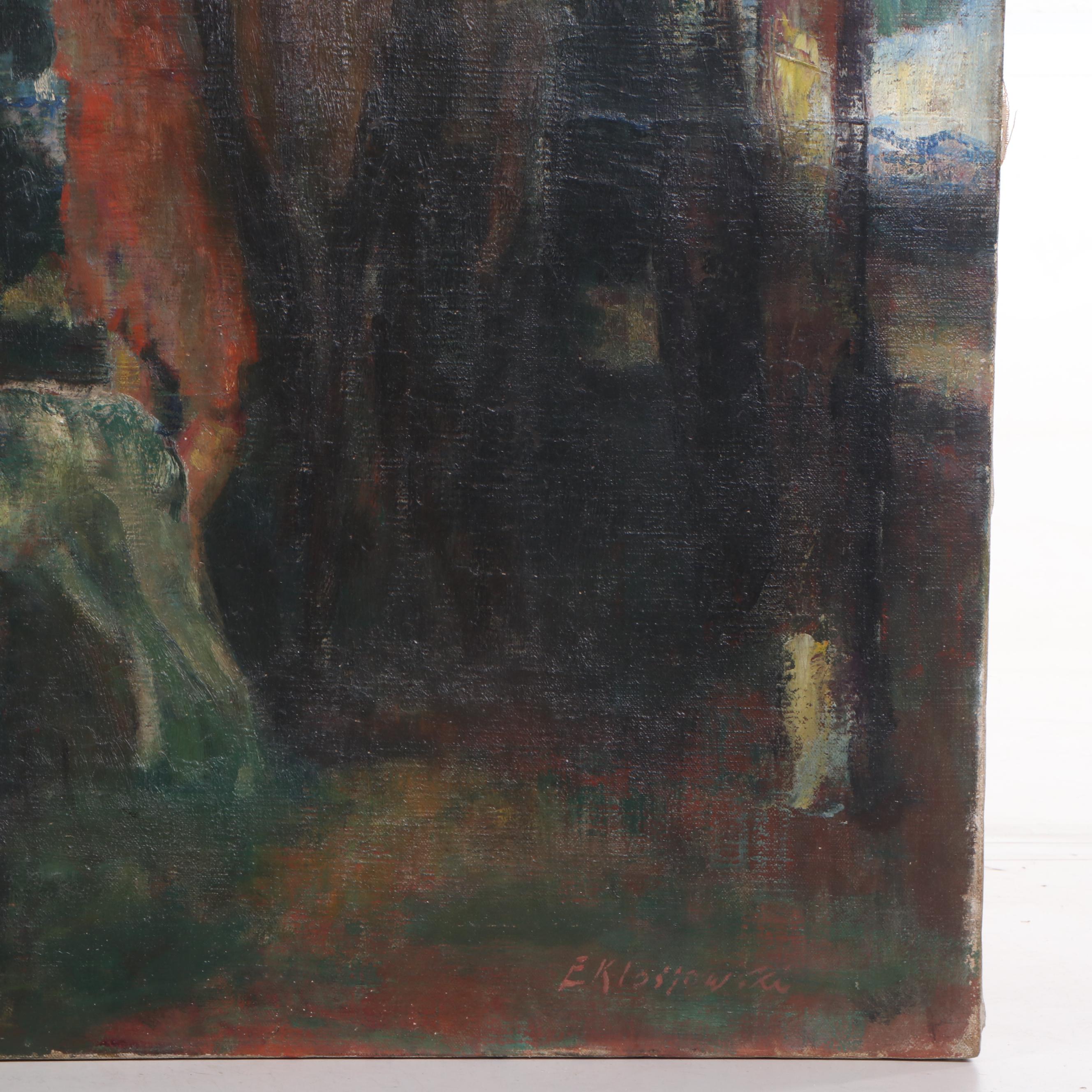 Erich Klossowski Oil Painting