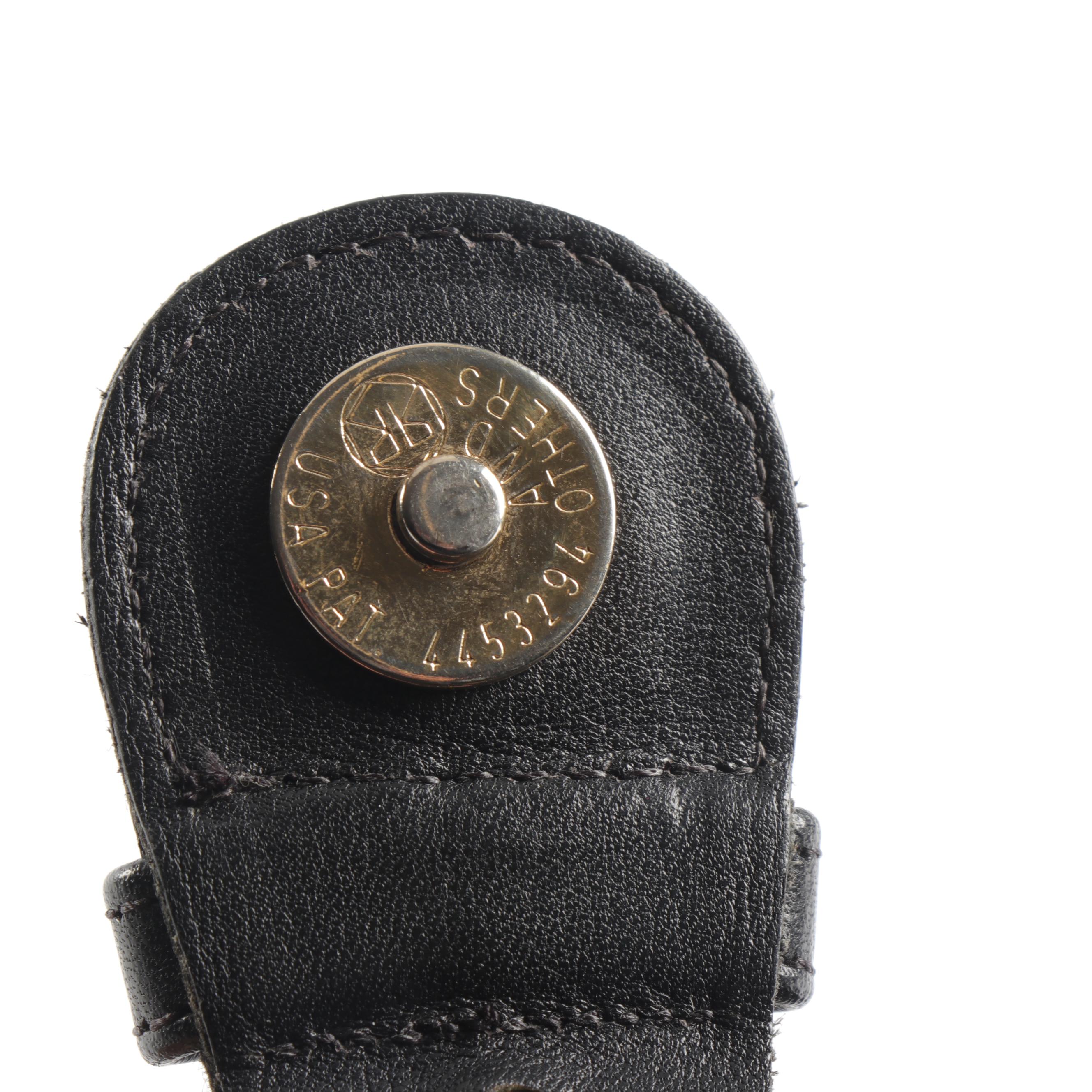 Coach Black Leather Backpack Purse