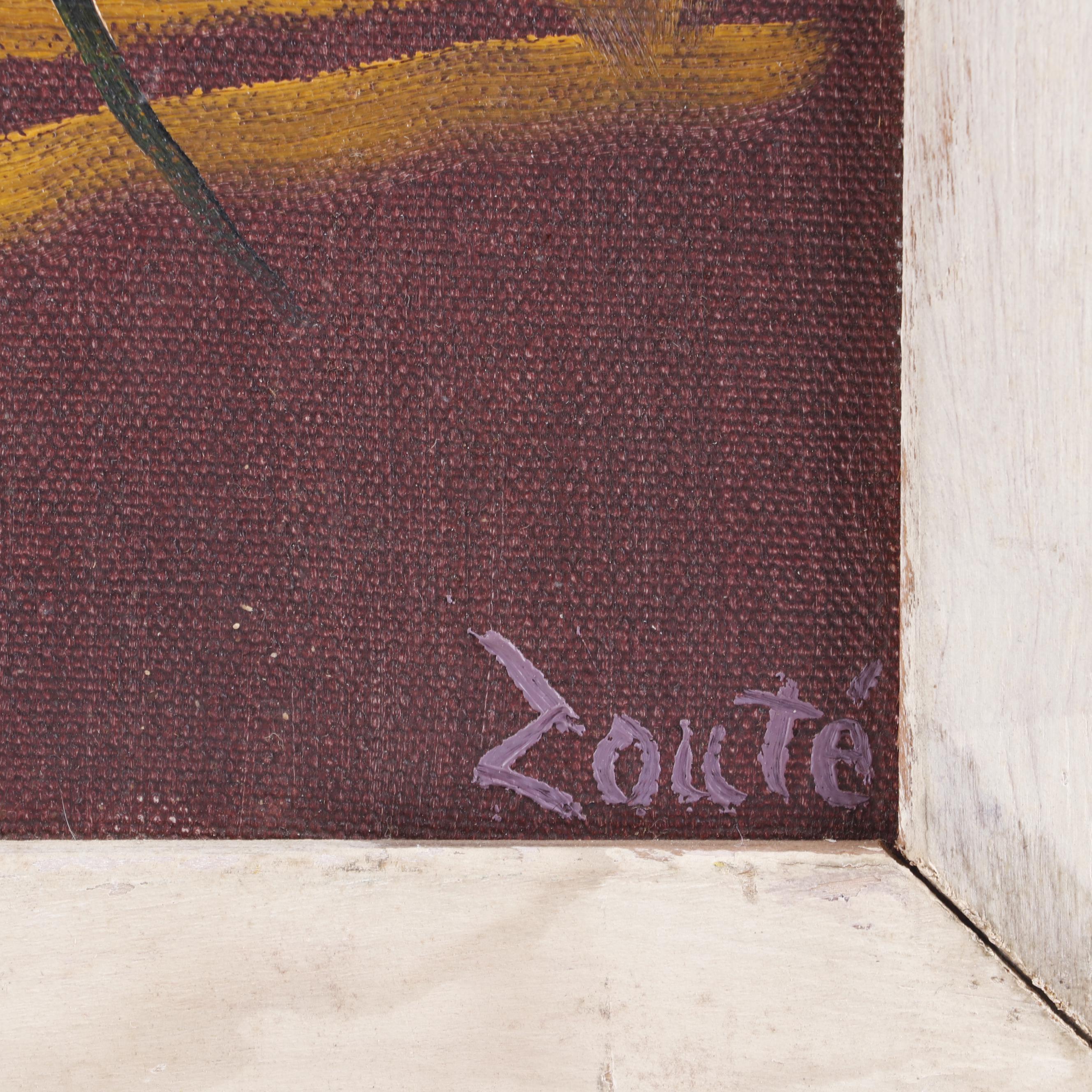 Leon Salter Zouté Still Life Oil Painting