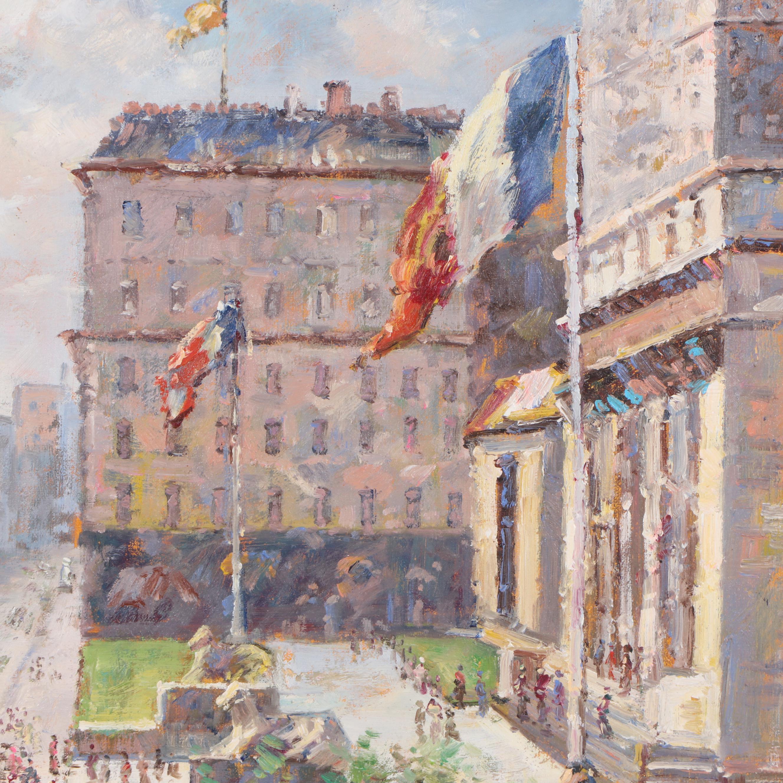 Steve Winsky Cityscape Oil Painting