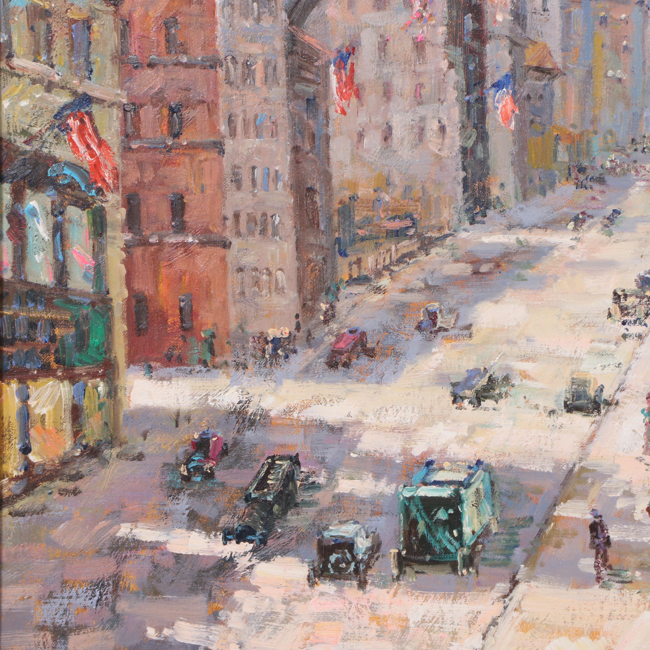 Steve Winsky Cityscape Oil Painting