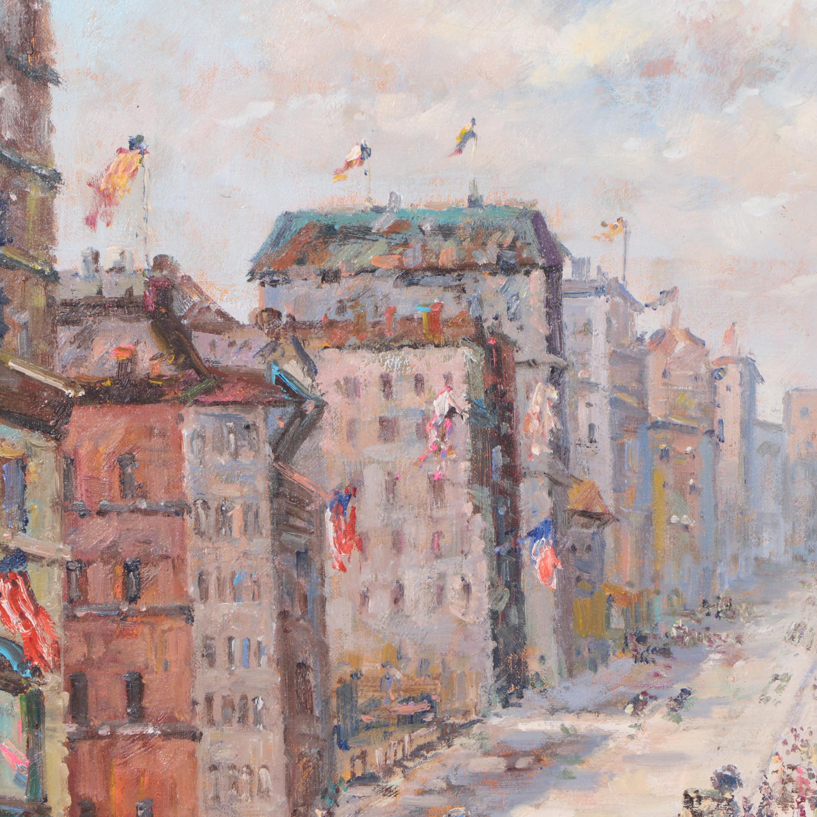 Steve Winsky Cityscape Oil Painting