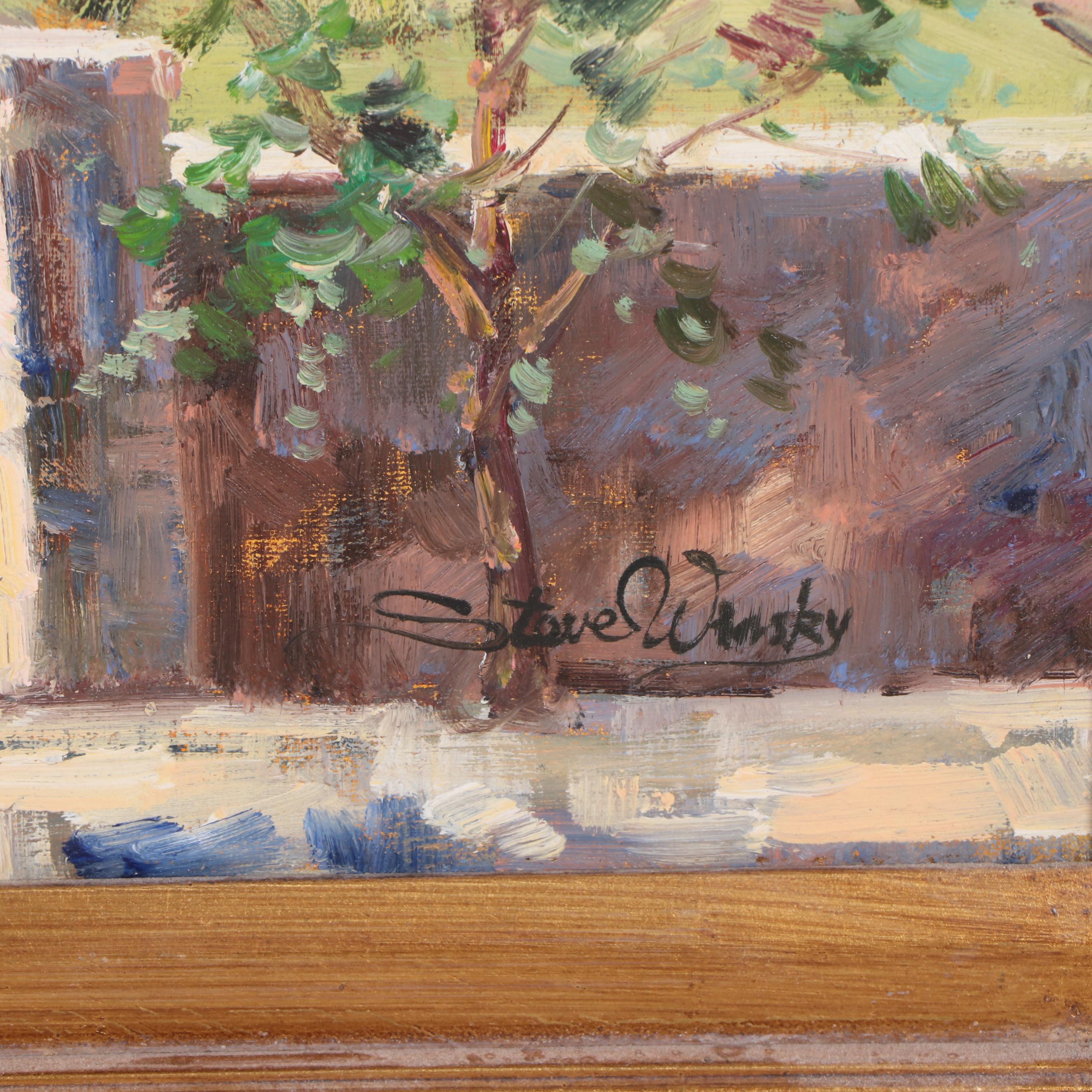 Steve Winsky Cityscape Oil Painting