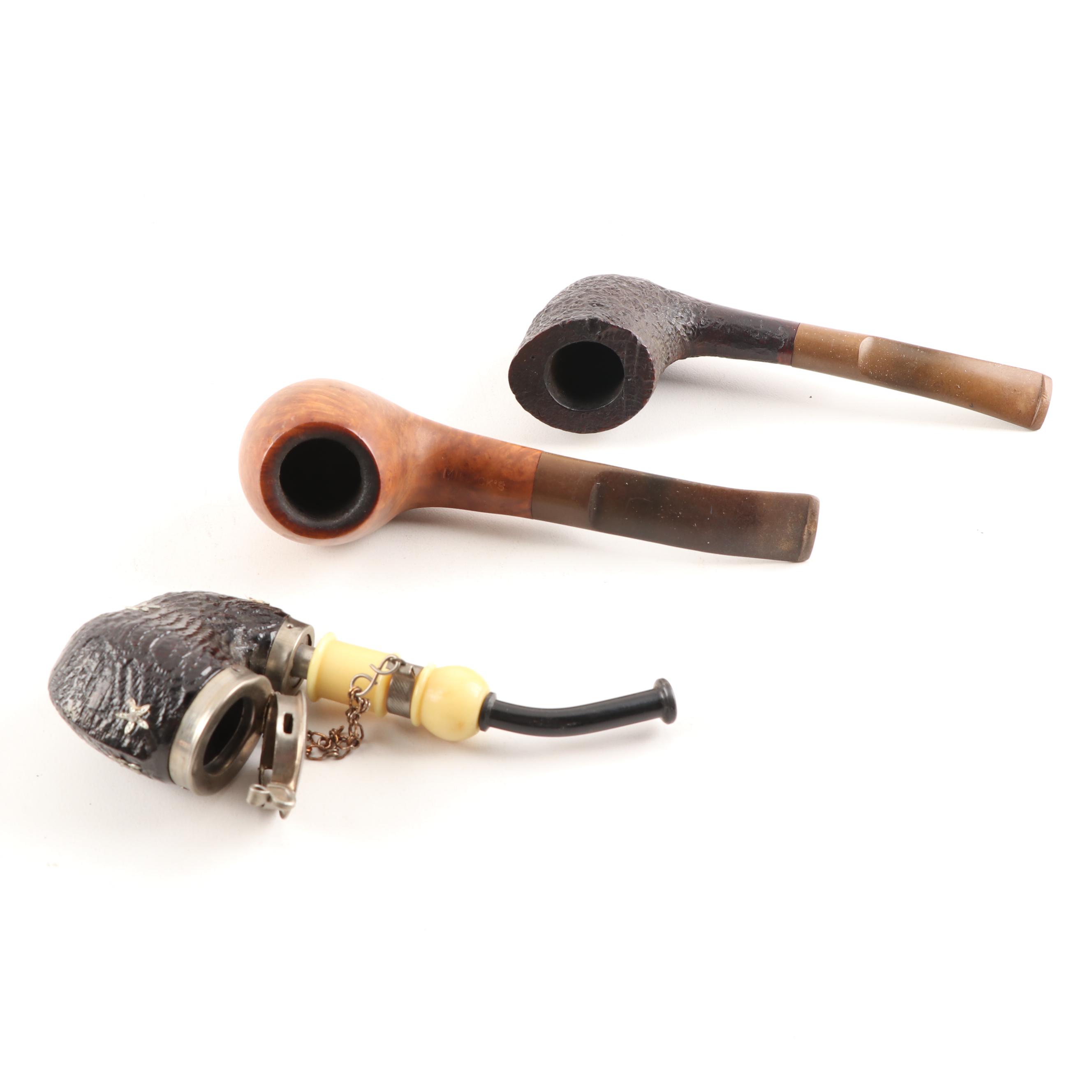 Tobacco Pipes Featuring Carey Magic Inch, Iwan Ries, More with Fairfax Stand