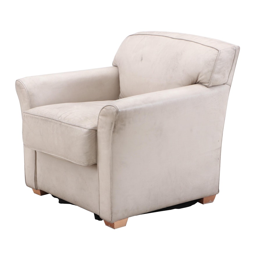 Bernhardt Bonded Leather Armchair From Great American Ball Park Clubhouse