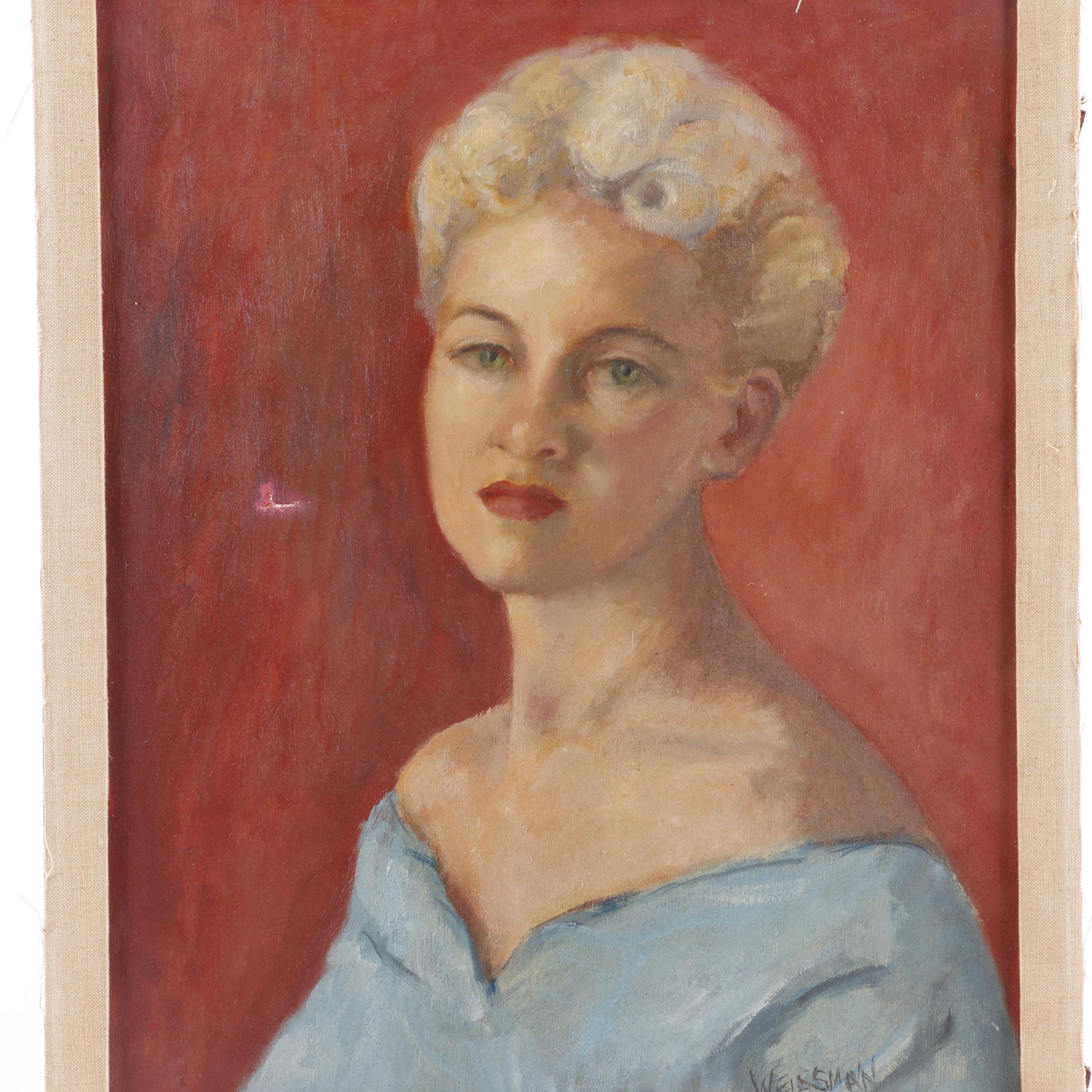 Weissman Portrait Oil Painting