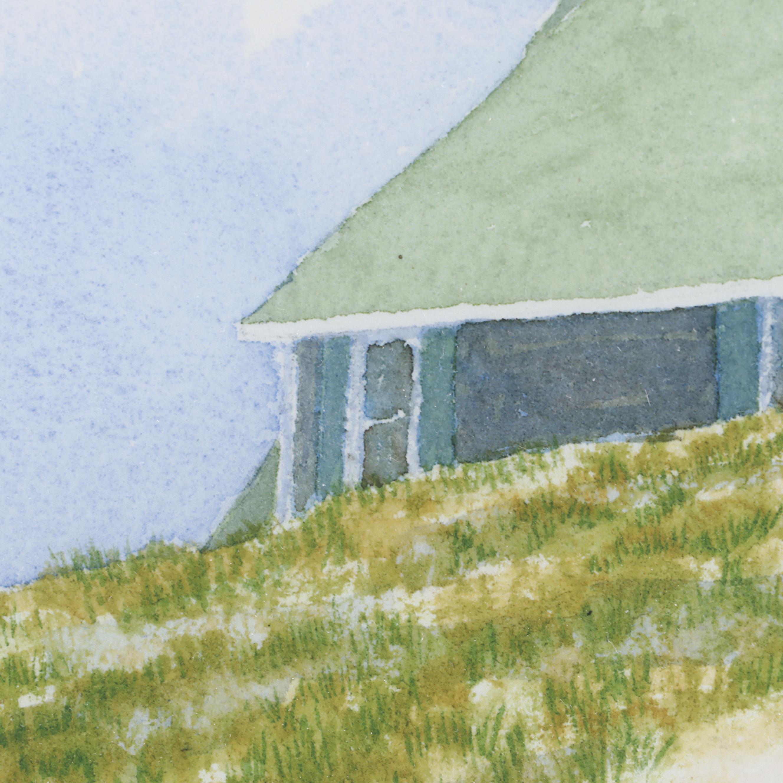 C. Barry Hills Landscape Watercolor Painting