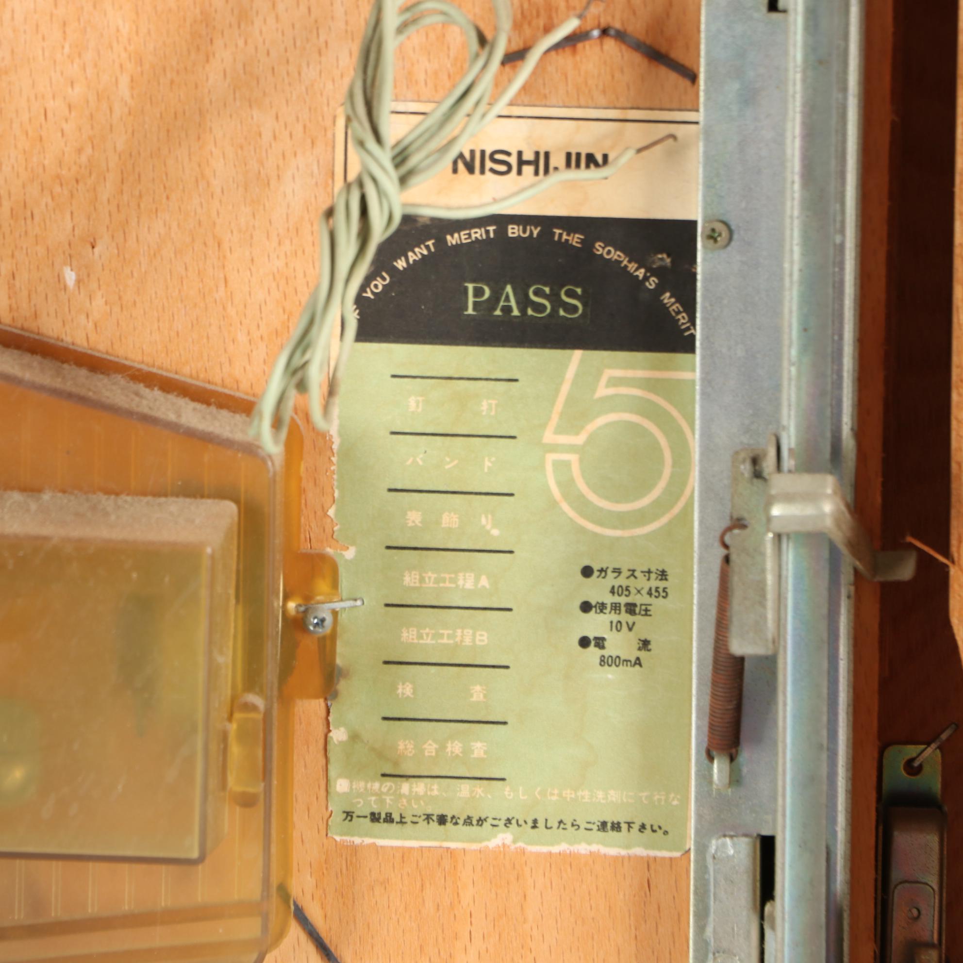 Nishijin Super Deluxe Pachinko Machine, 1974