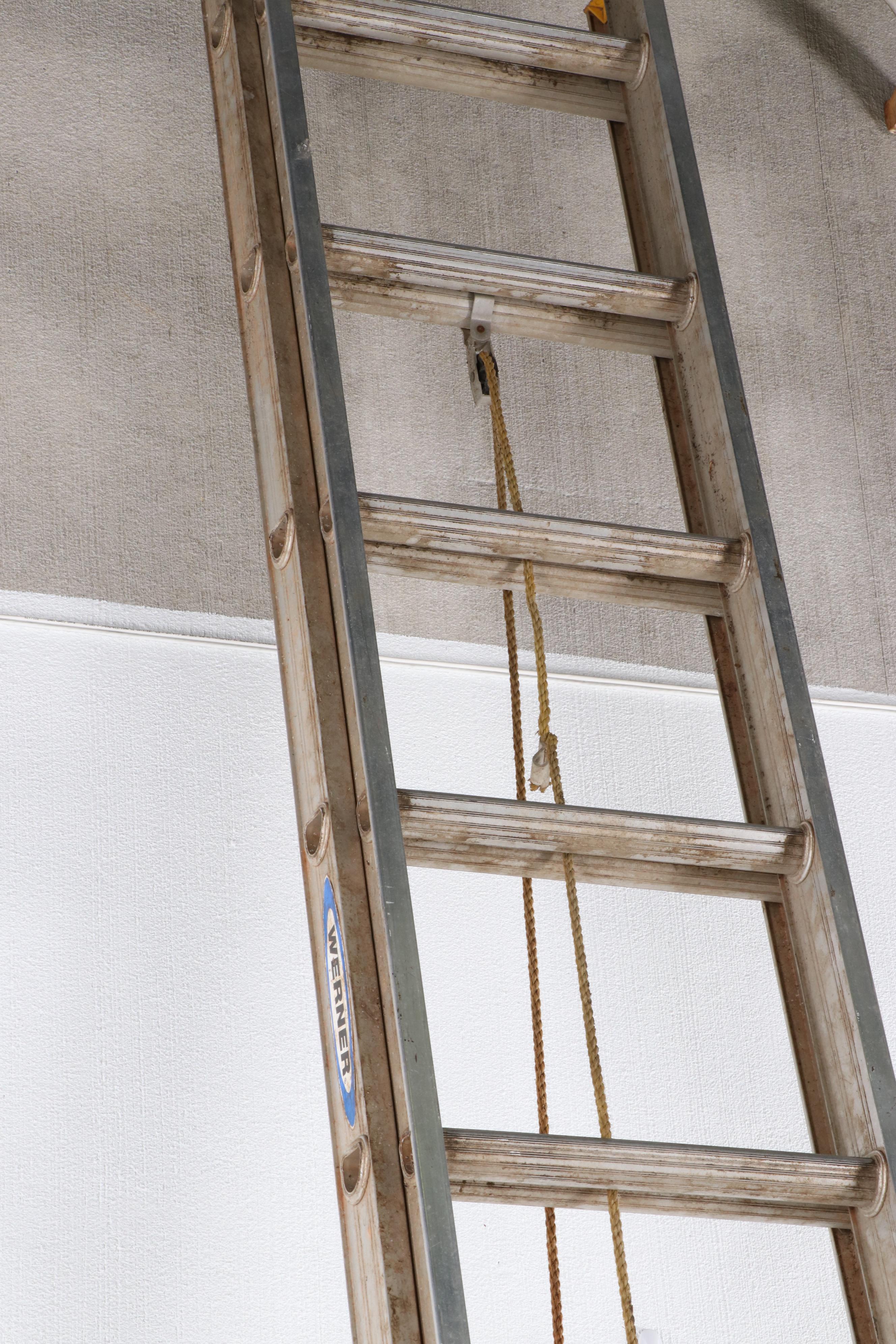 Werner 26-Foot Extension Ladder with Stabilizer