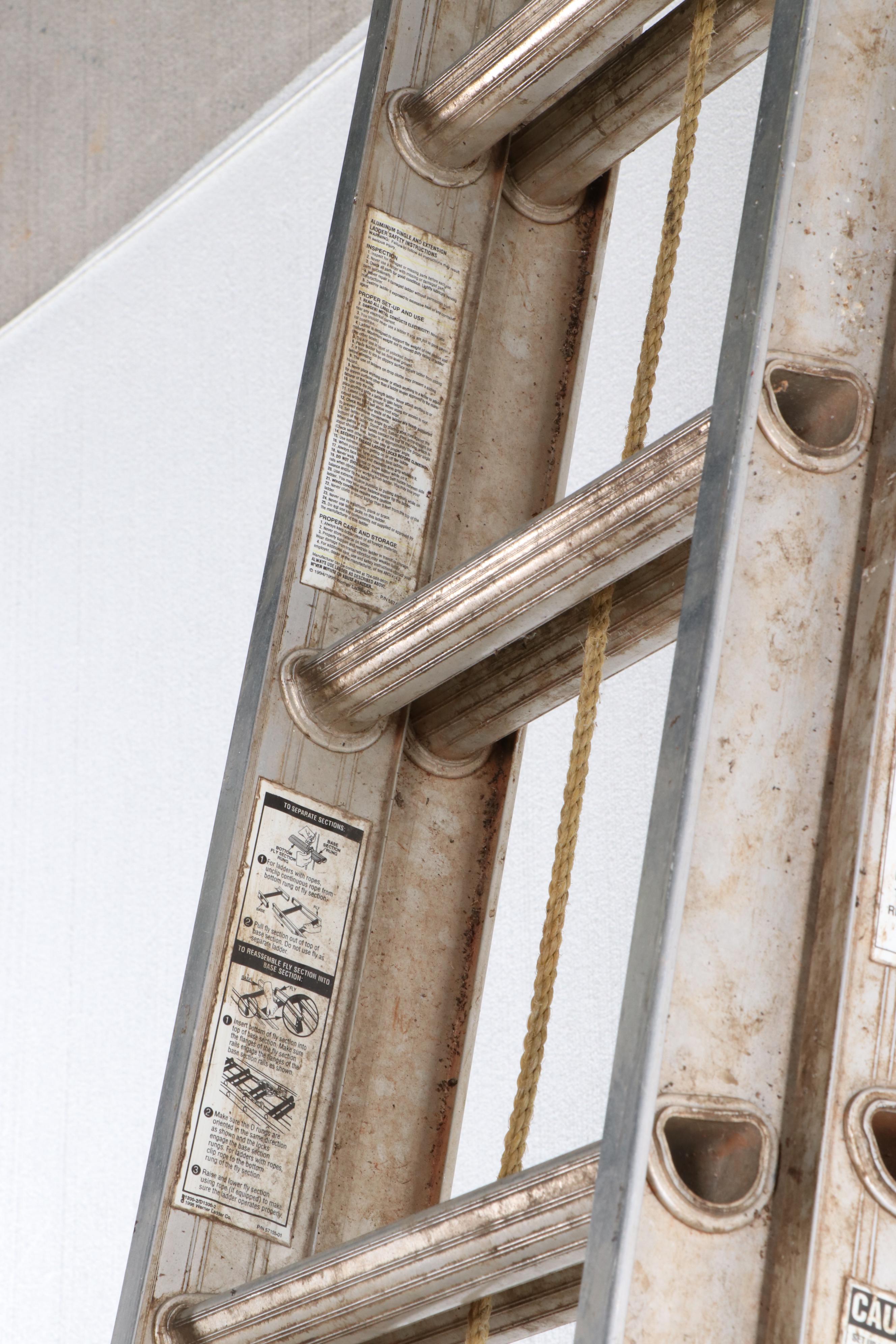 Werner 26-Foot Extension Ladder with Stabilizer