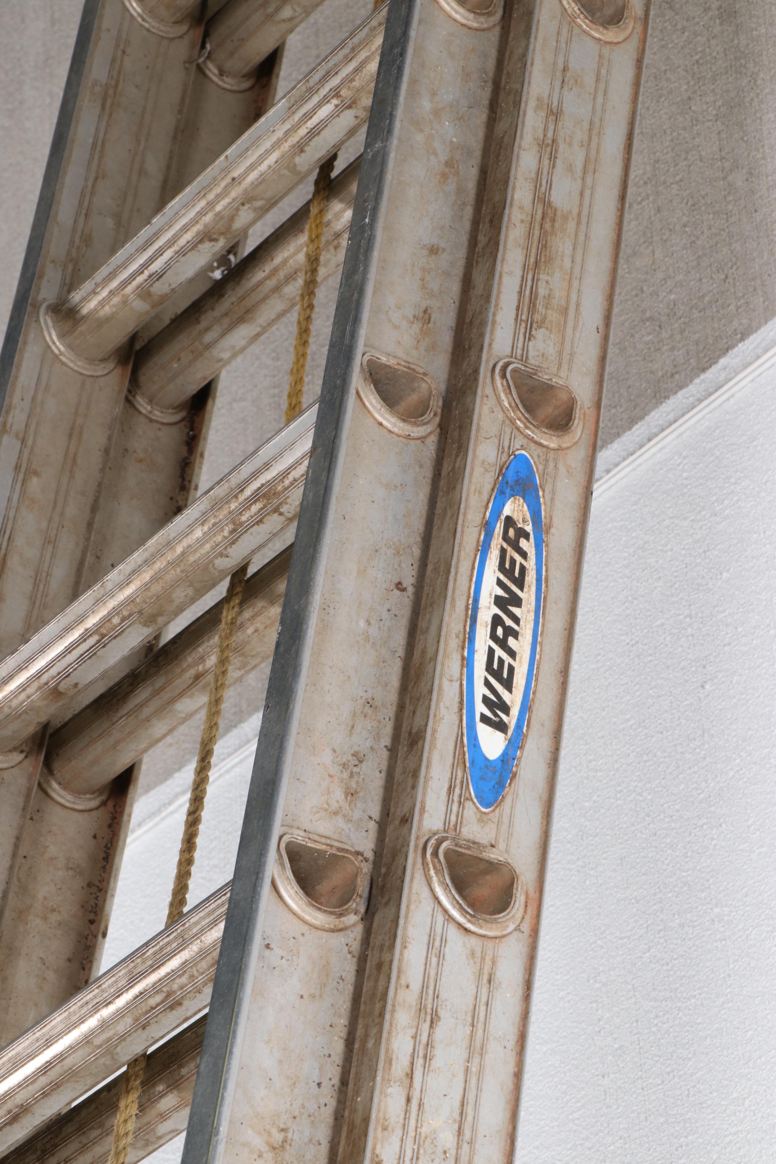 Werner 26-Foot Extension Ladder with Stabilizer