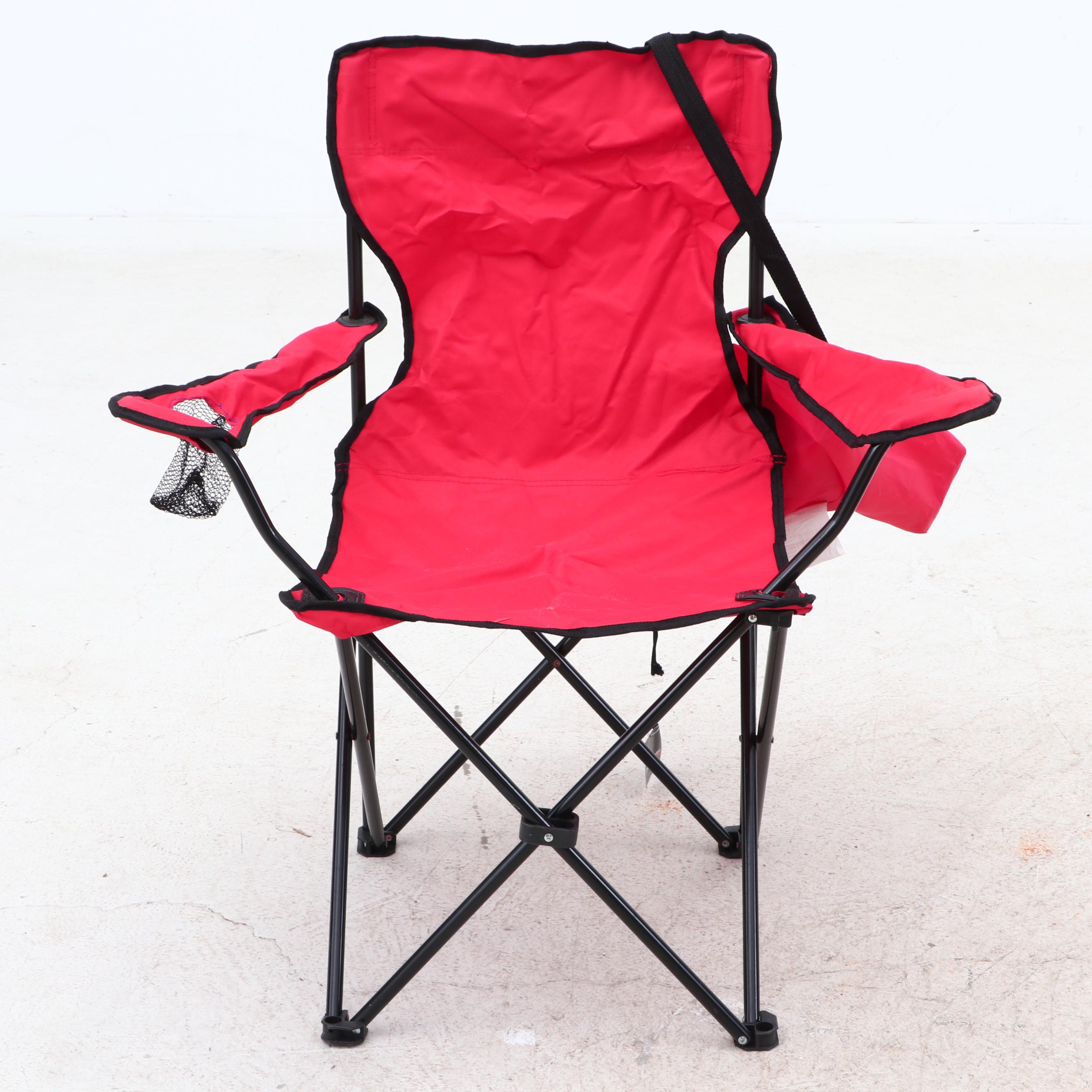 Ozark Trail, Glaciers Edge Folding Chairs with Eddie Bauer Umbrellas and Cabana