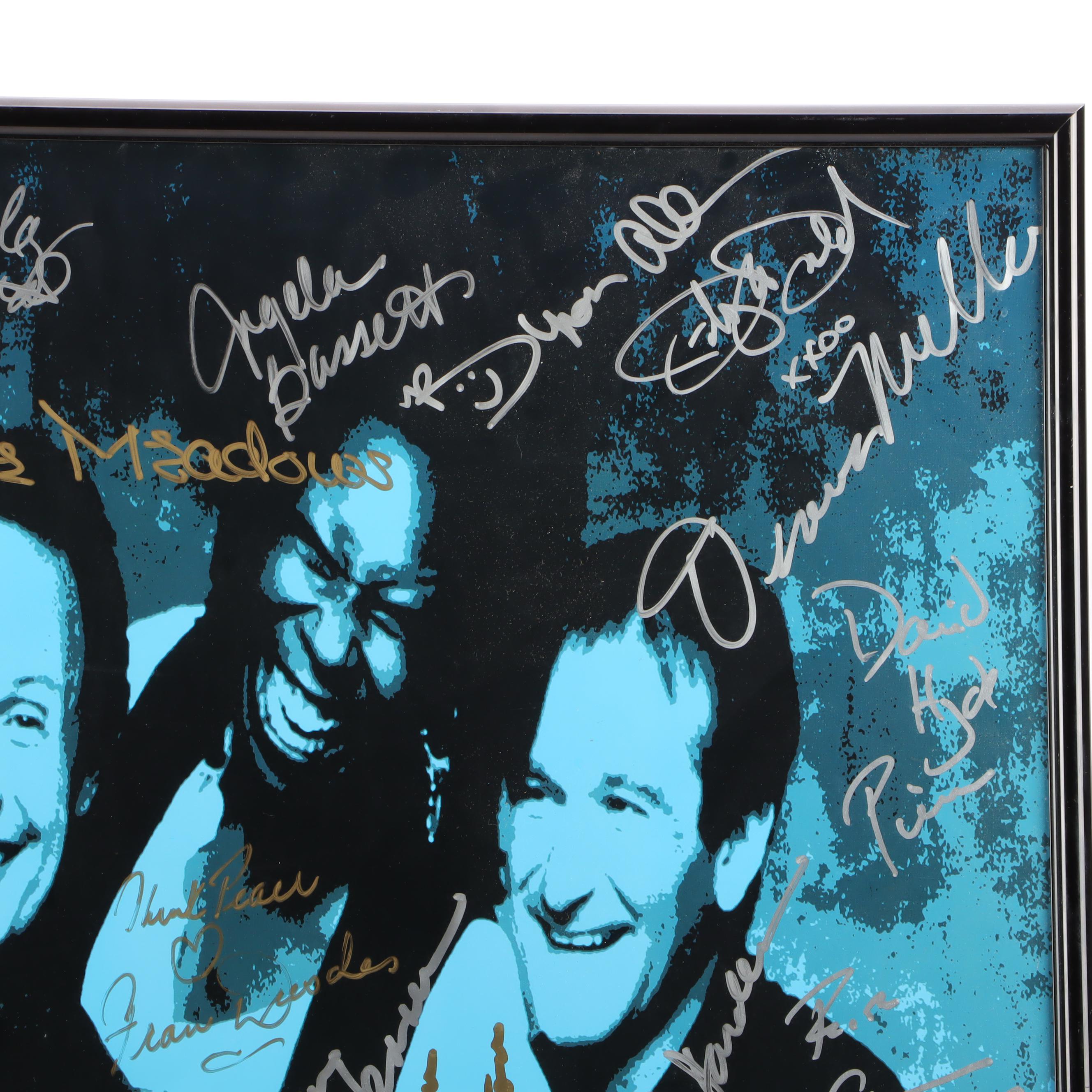 1995 Comic Relief VII Signed Framed Poster with Robin Williams, and More, COA