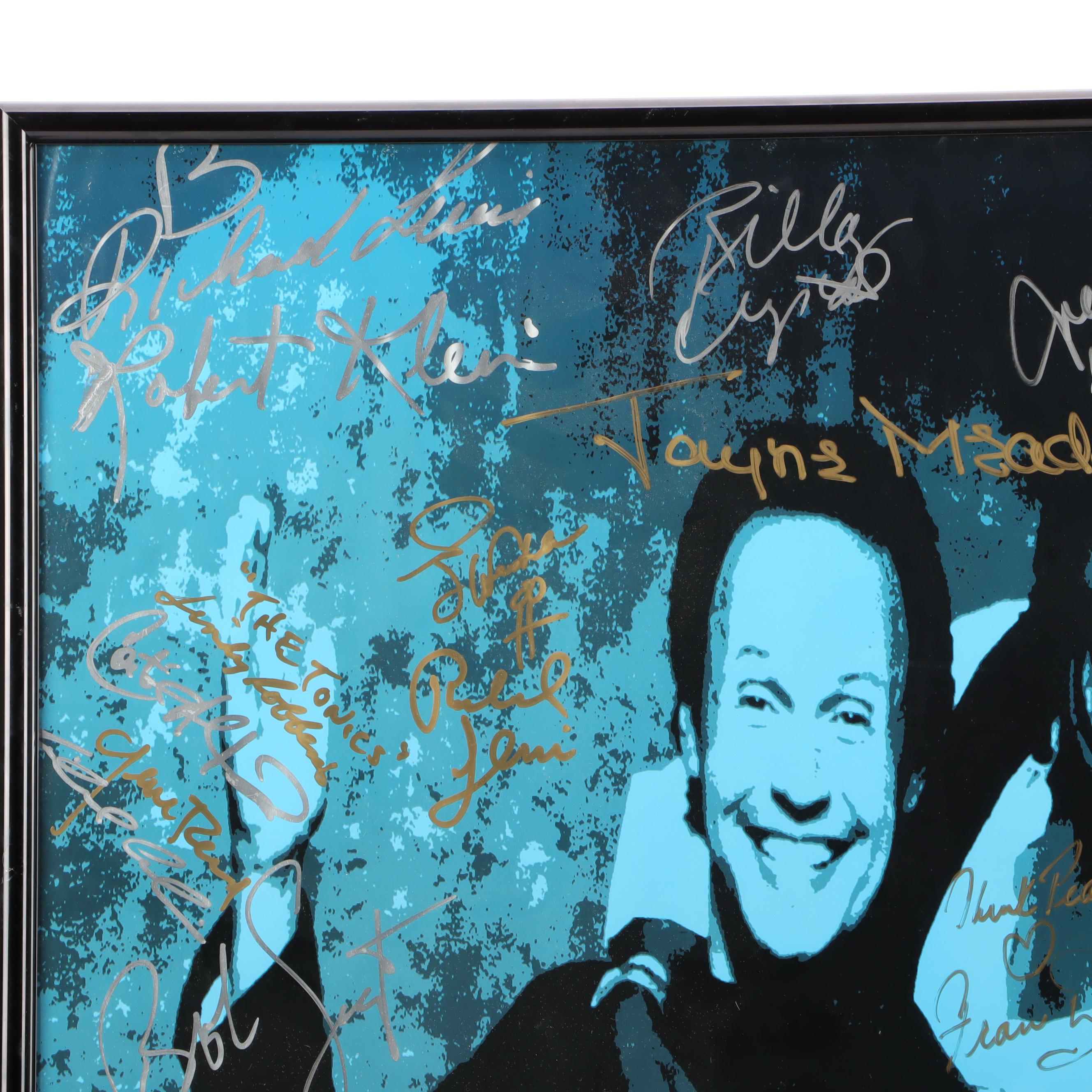 1995 Comic Relief VII Signed Framed Poster with Robin Williams, and More, COA