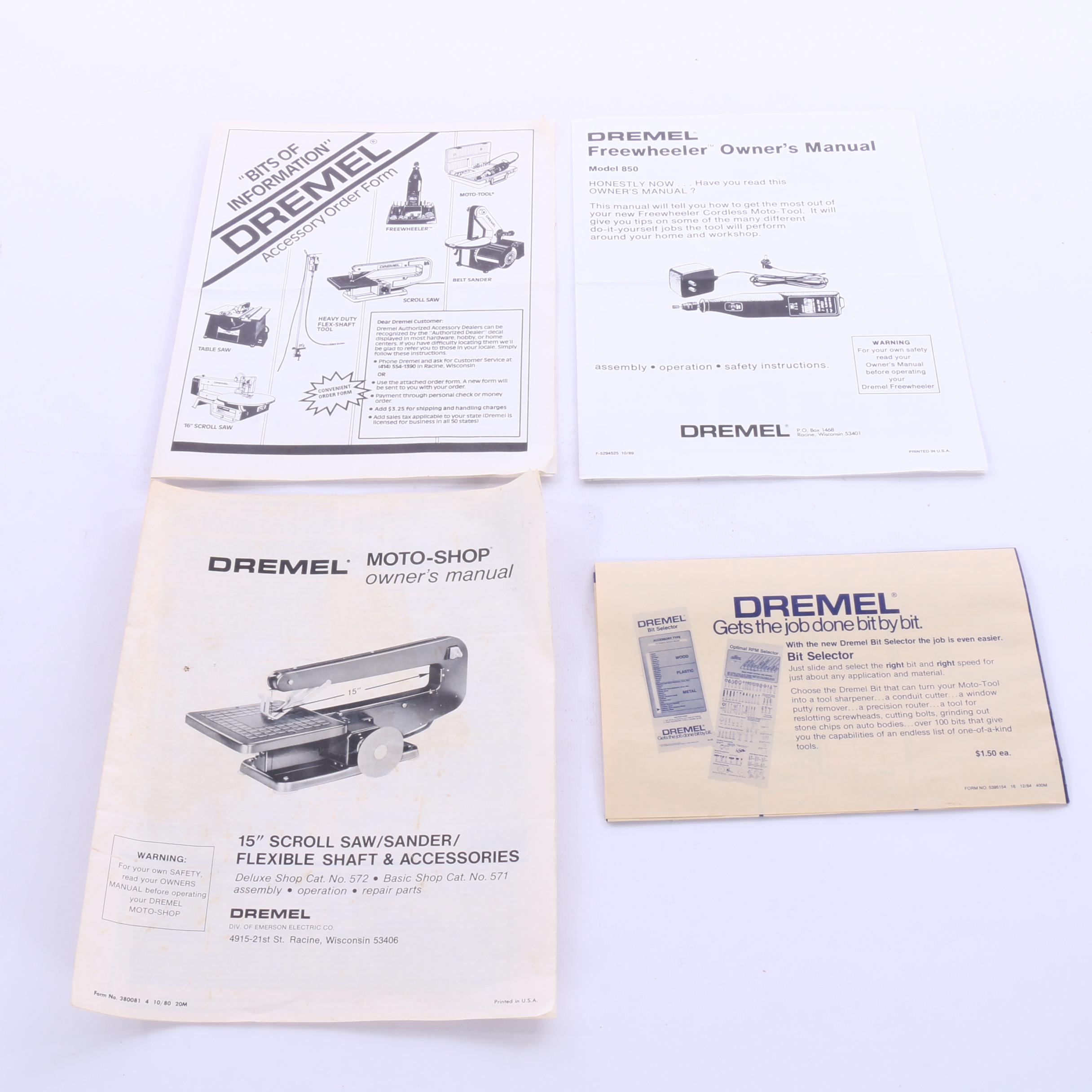 Dremel Moto-Lathe 700-1 Table 15" Scroll Saw with Sander Attachments