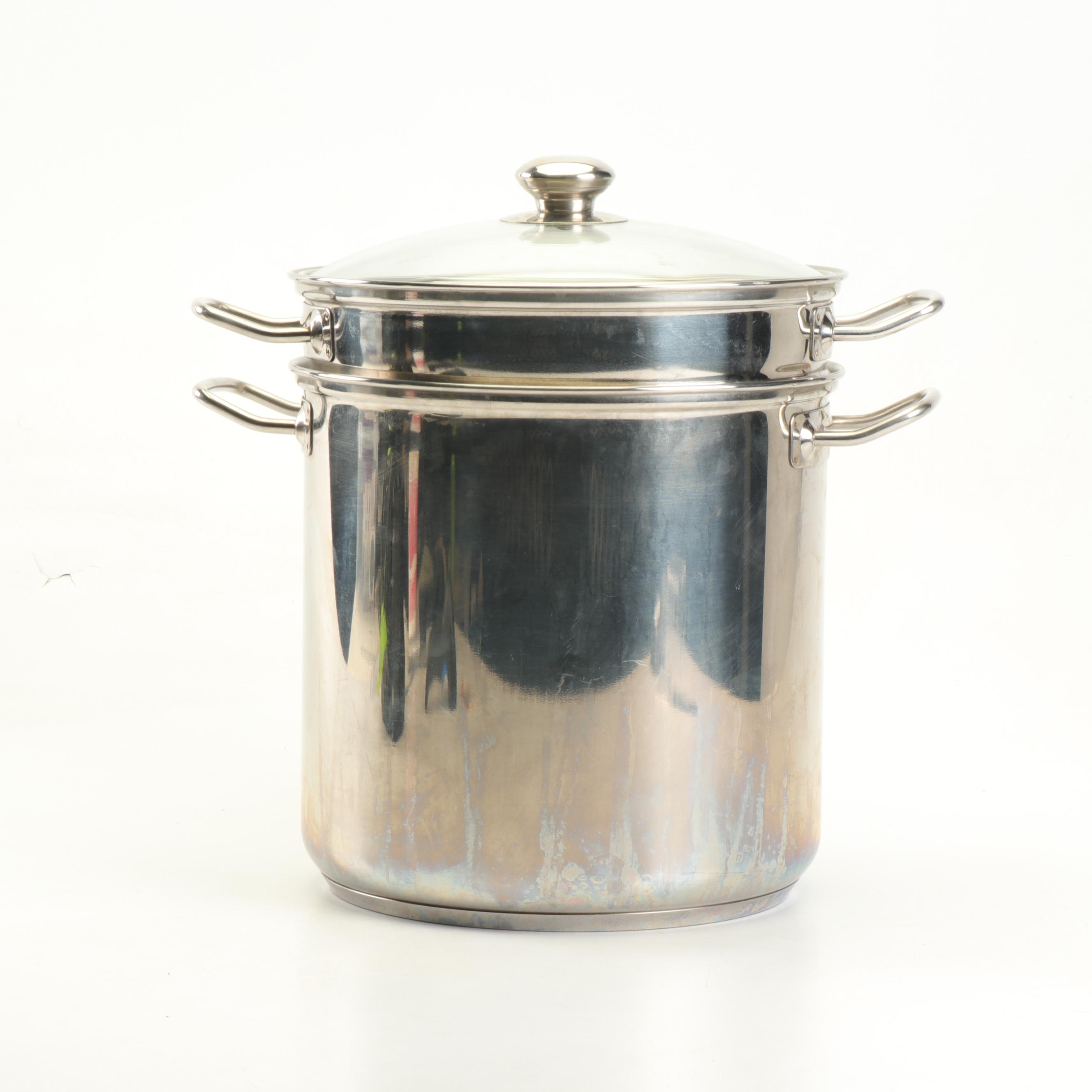 Williams-Sonoma 12 QT Stockpot with Steamer