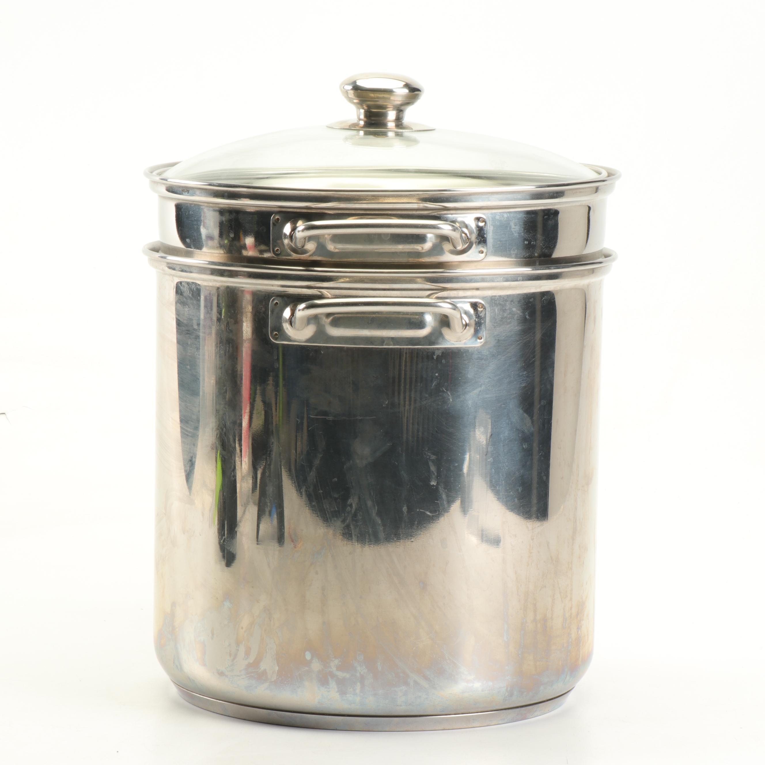 Williams-Sonoma 12 QT Stockpot with Steamer