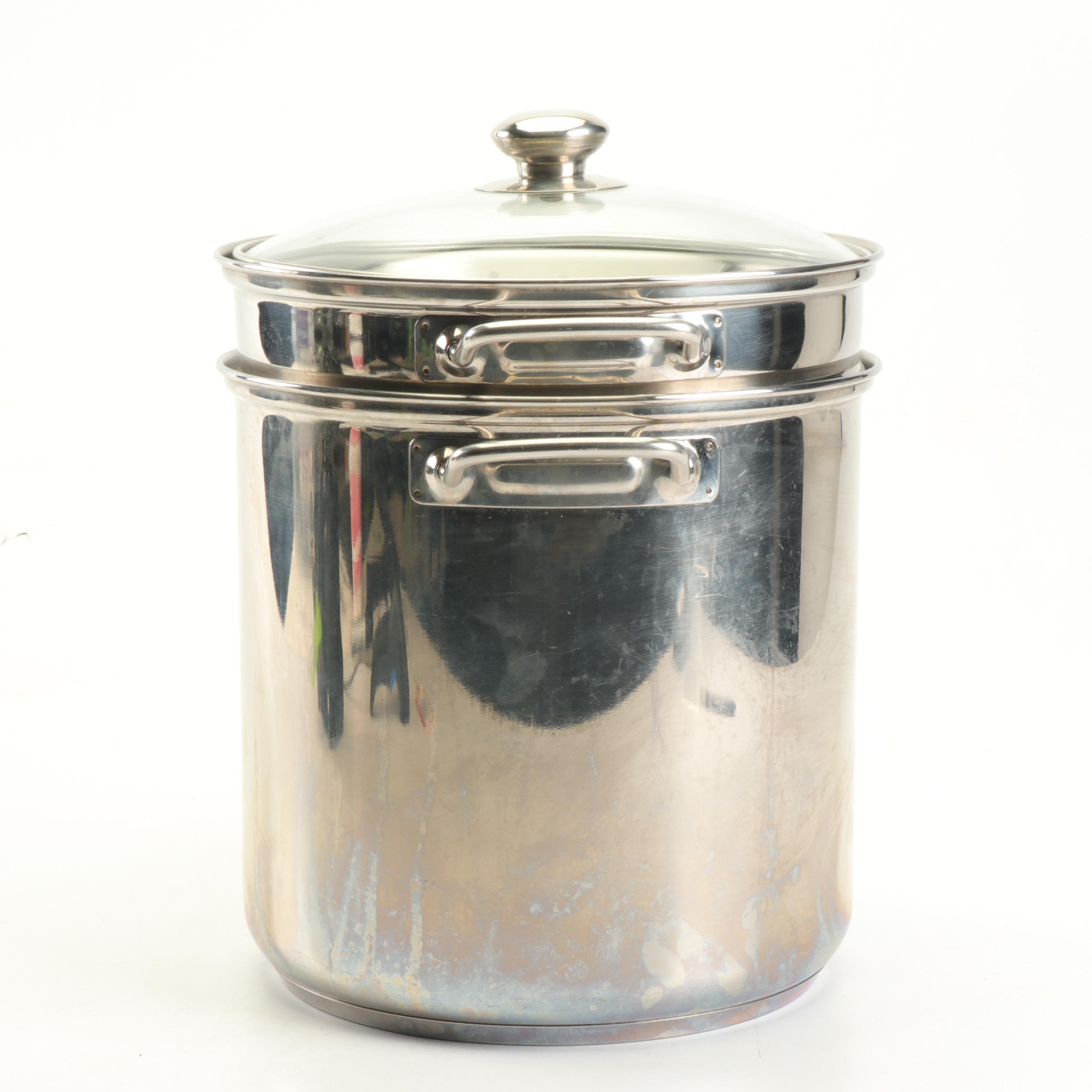 Williams-Sonoma 12 QT Stockpot with Steamer