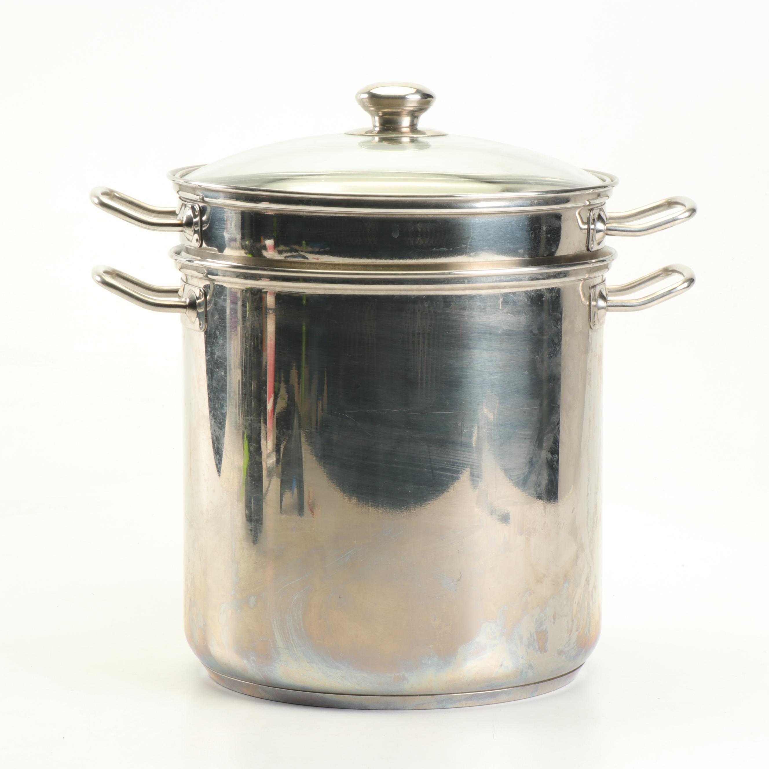 Williams-Sonoma 12 QT Stockpot with Steamer