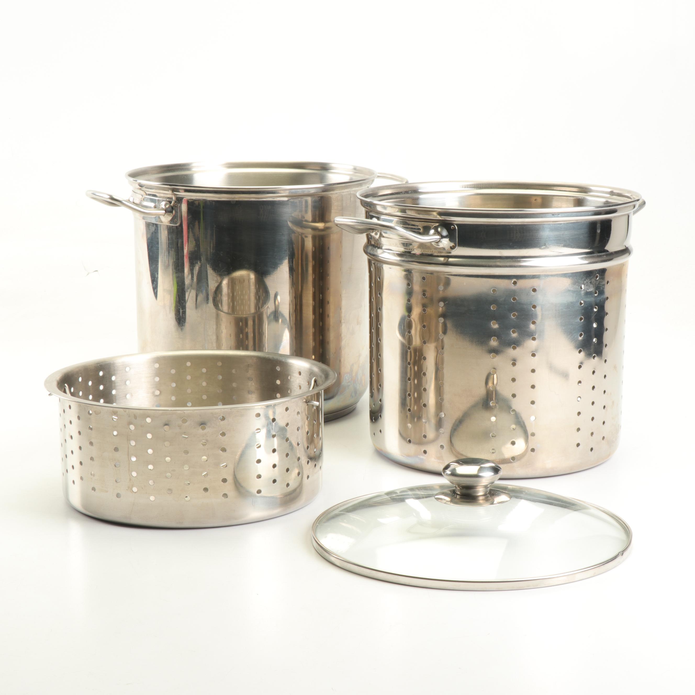 Williams-Sonoma 12 QT Stockpot with Steamer