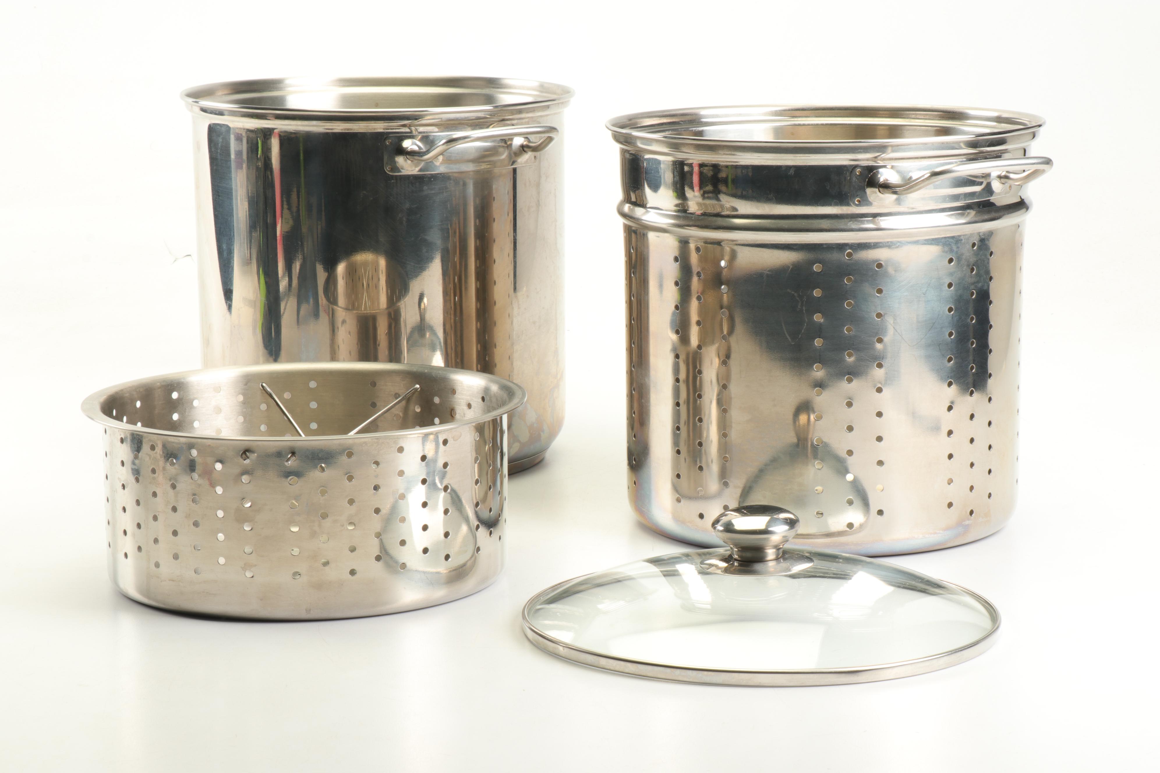 Williams-Sonoma 12 QT Stockpot with Steamer