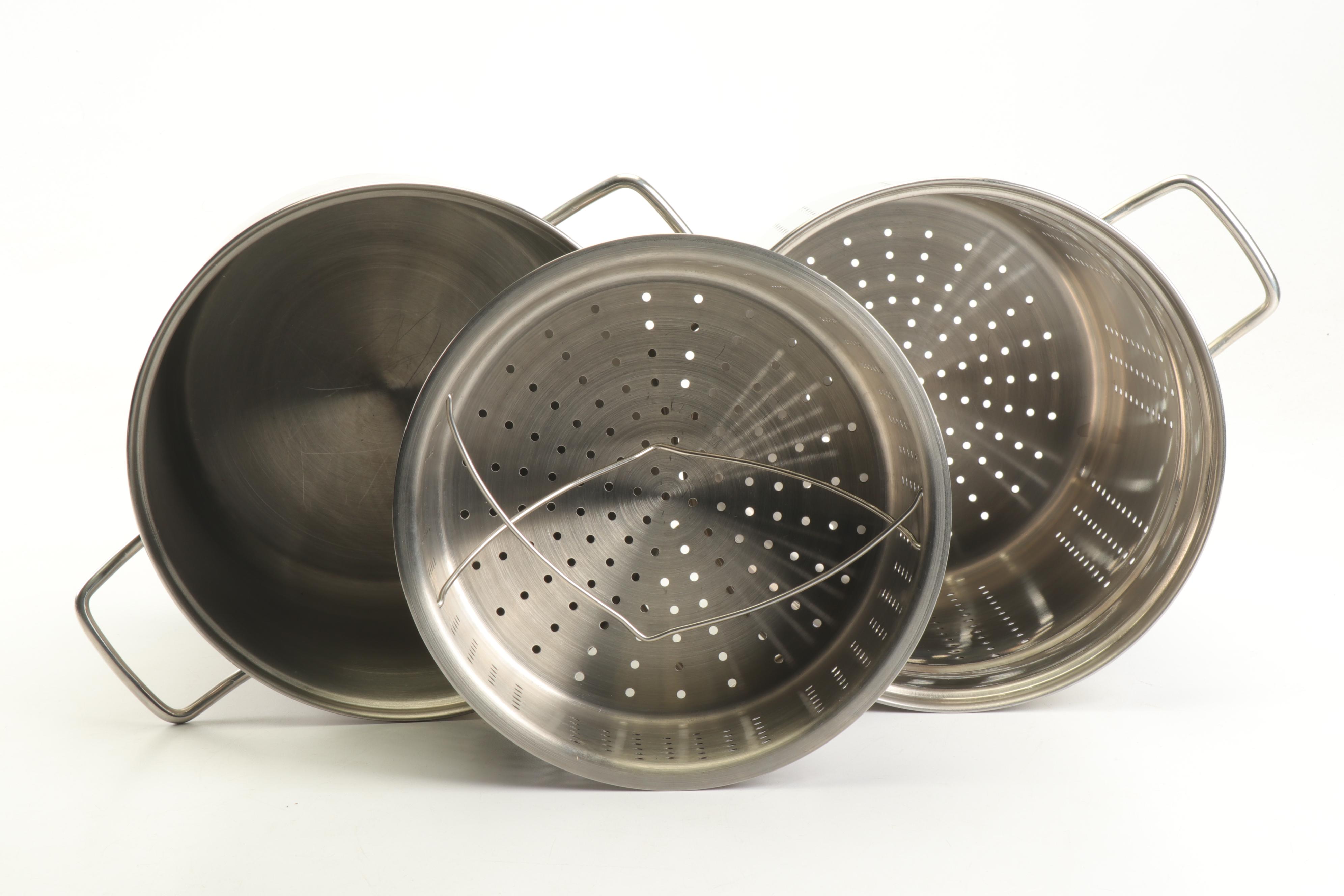 Williams-Sonoma 12 QT Stockpot with Steamer