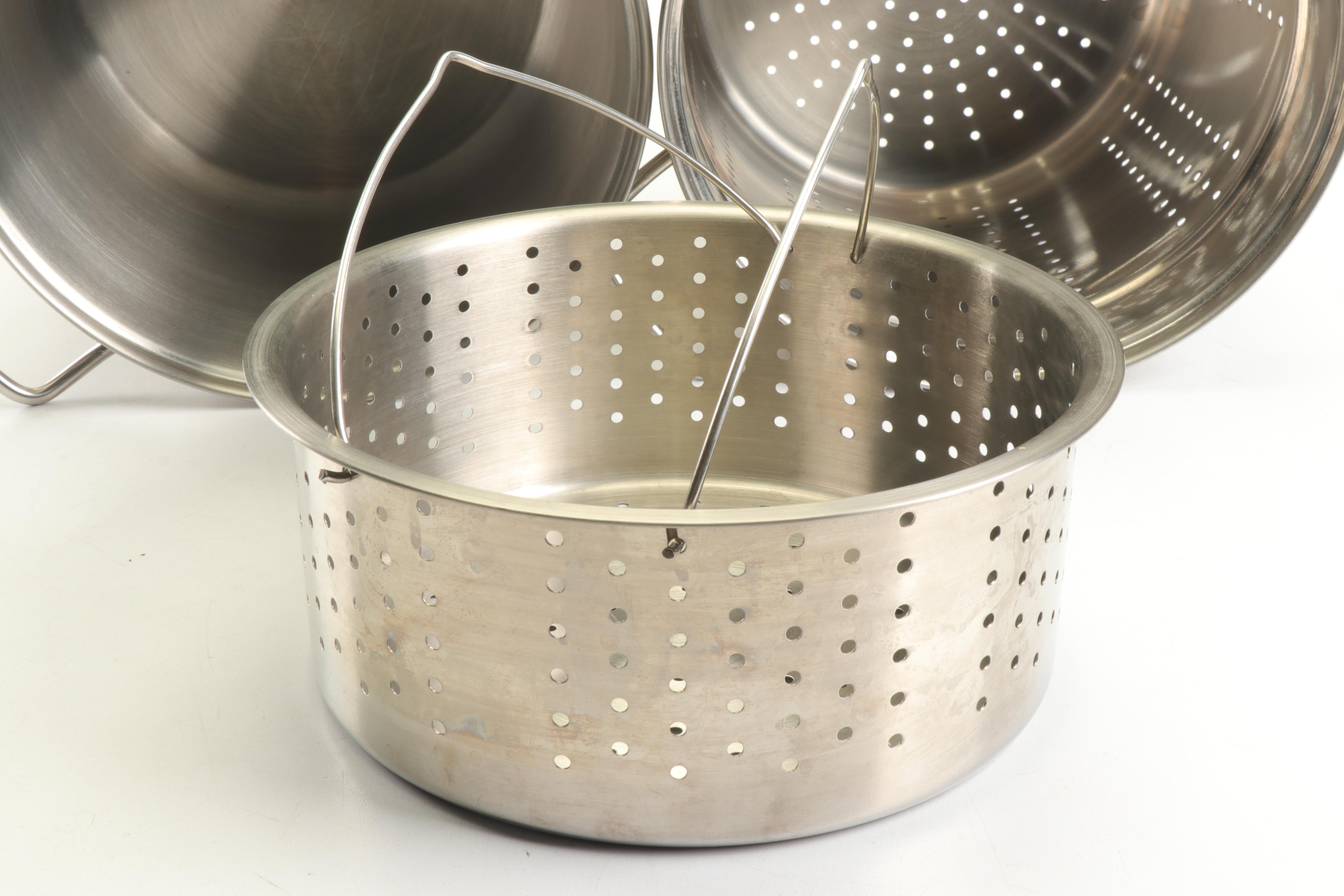 Williams-Sonoma 12 QT Stockpot with Steamer