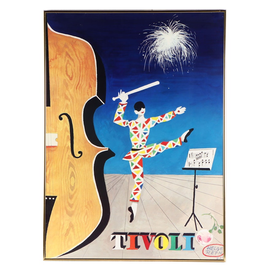 Offset Lithograph Poster after Helge Refn "Tivoli"