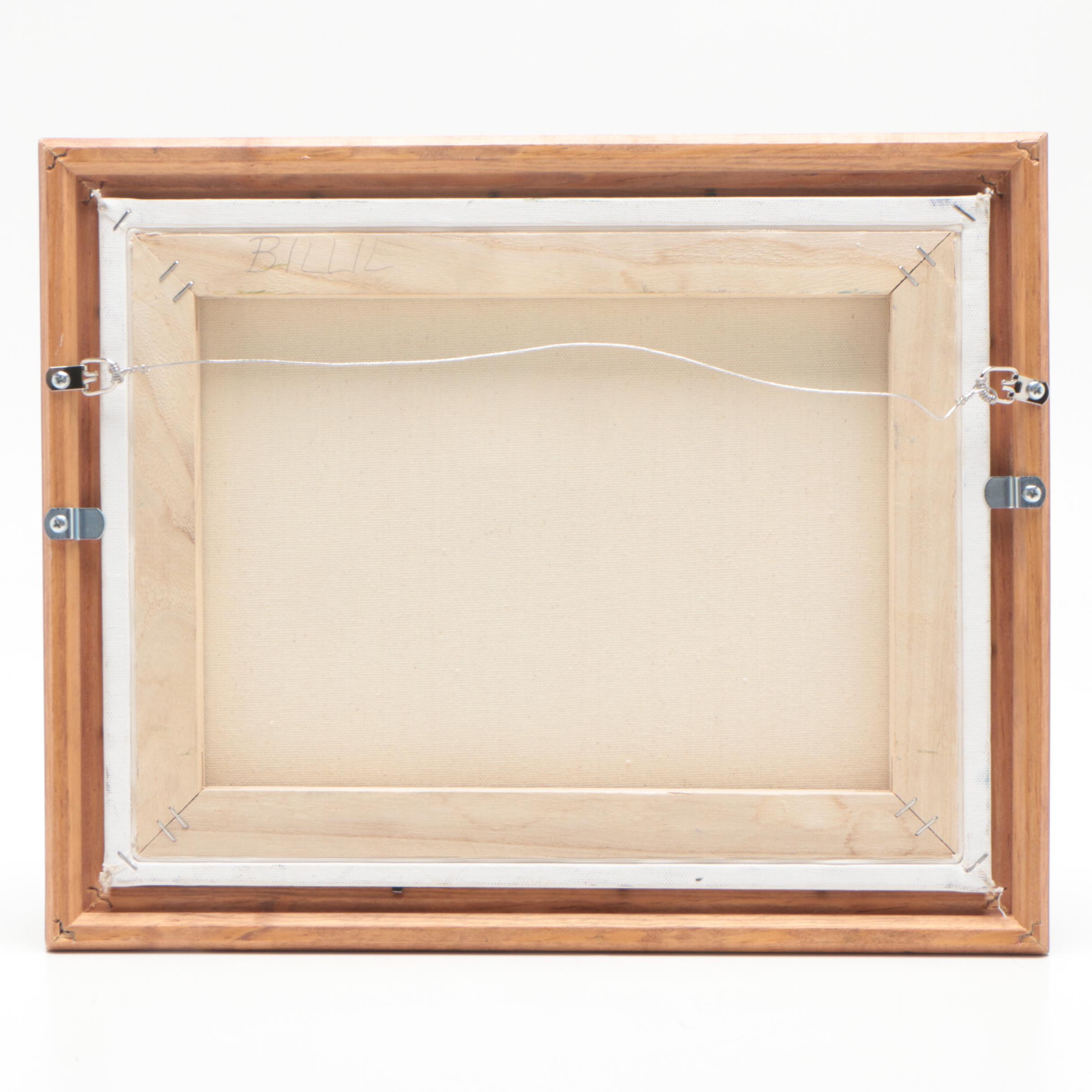 Patricia Wells Yellow Lab Oil Painting