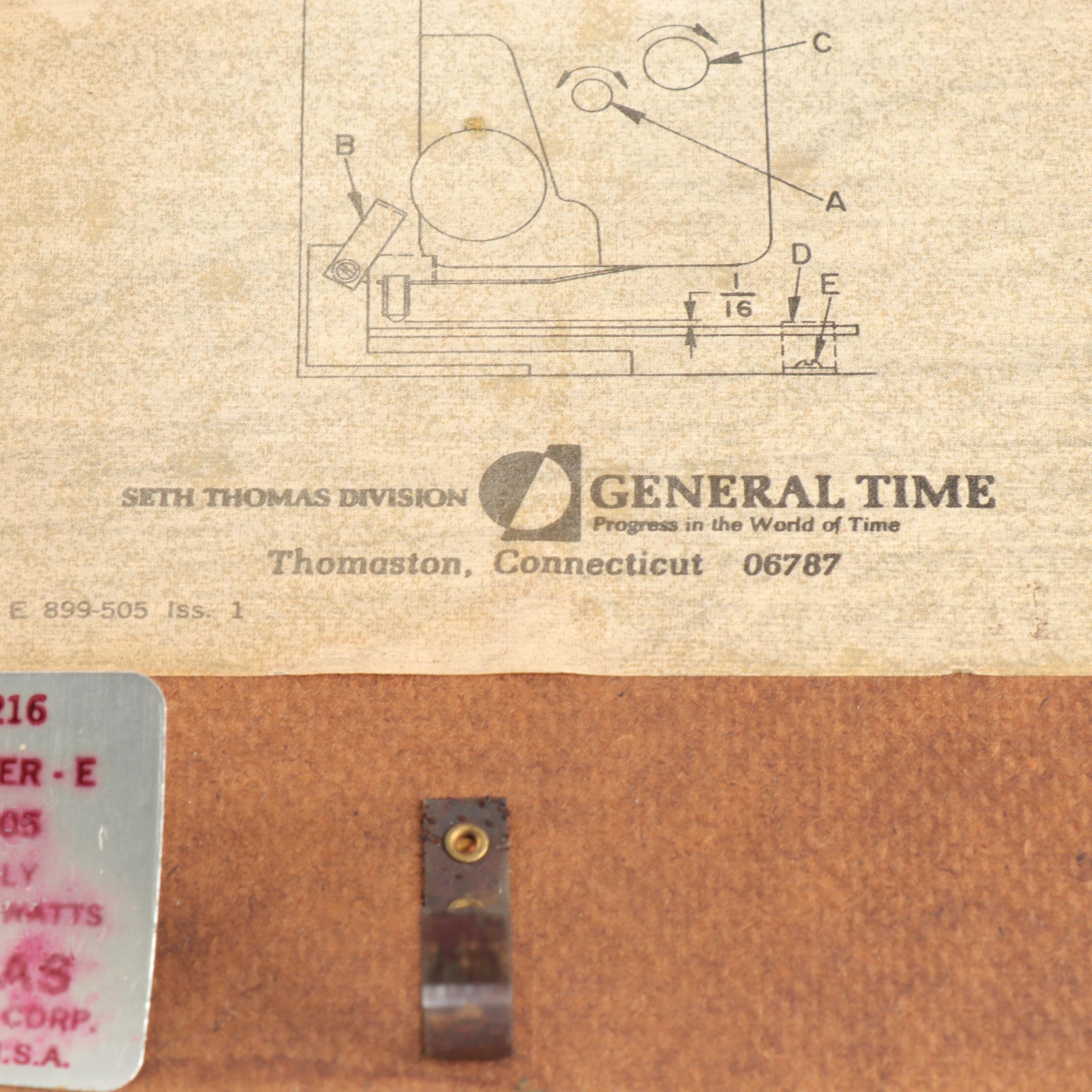 Seth Thomas Electric "Exeter-E" Carriage Clock