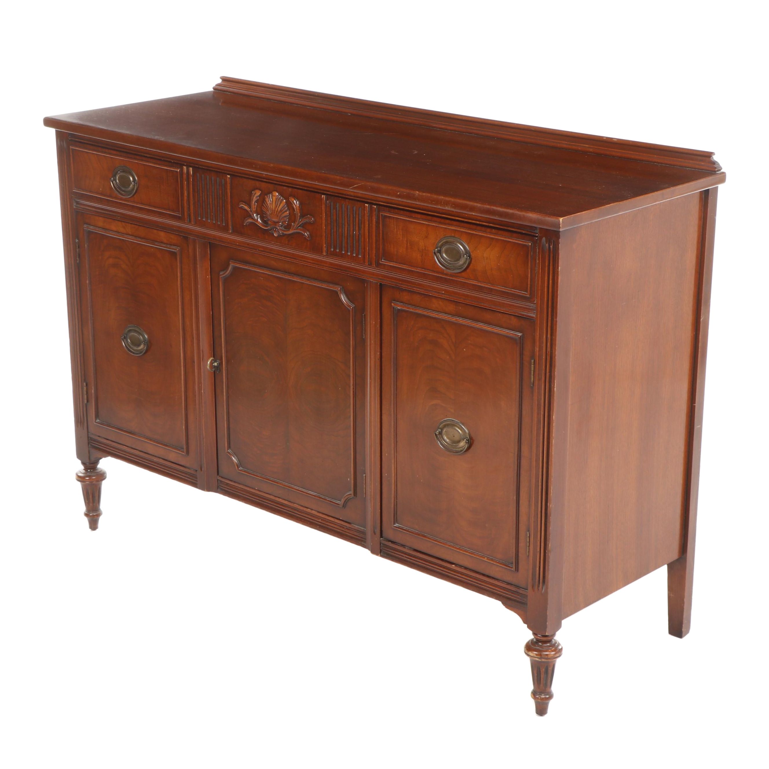 John M. Smyth Federal Style Mahogany Buffet, Mid to Late 20th Century
