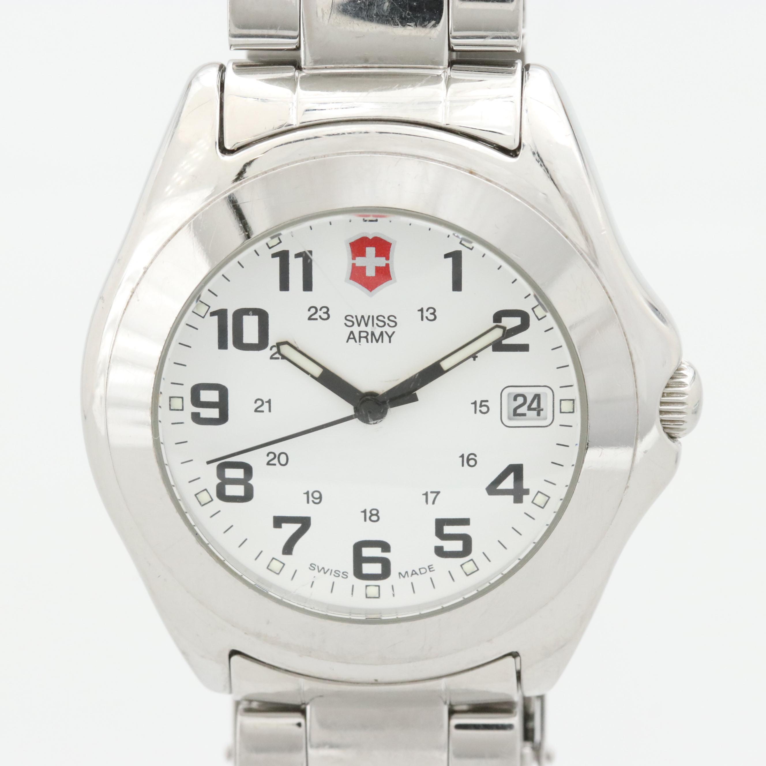 Swiss Army Infantry Stainless Steel Quartz Watch