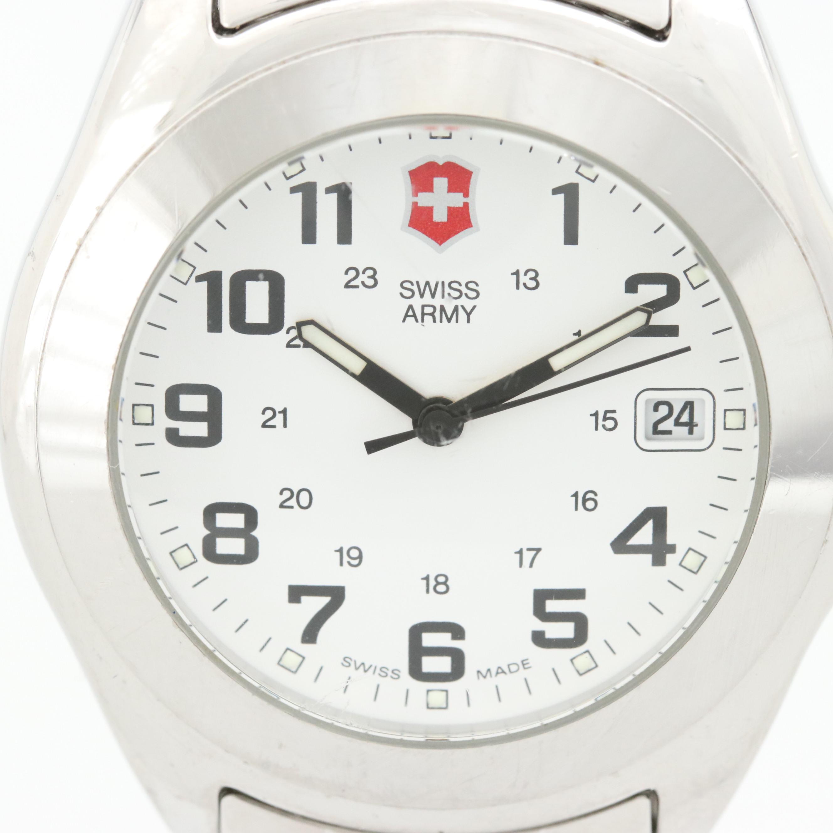 Swiss Army Infantry Stainless Steel Quartz Watch
