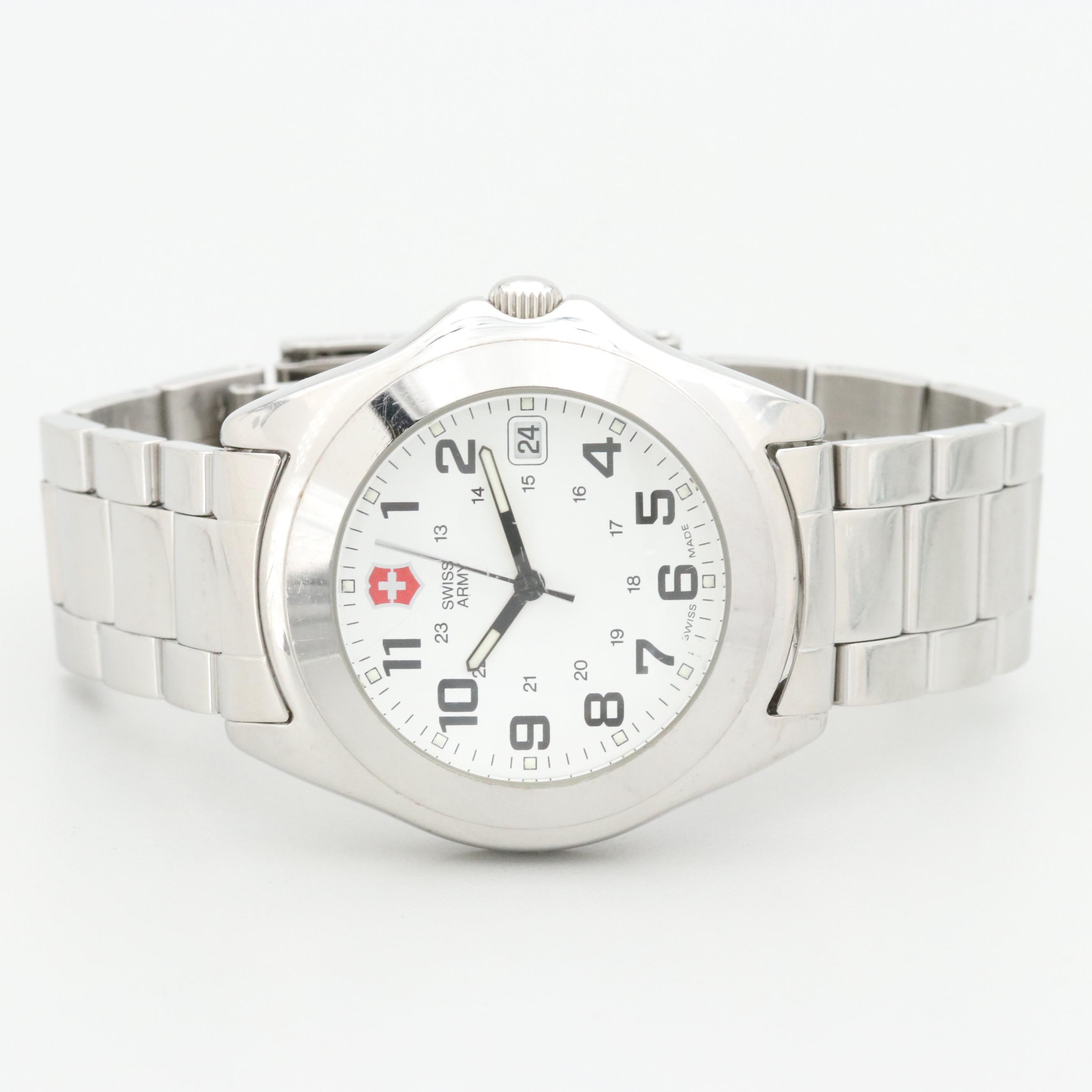 Swiss Army Infantry Stainless Steel Quartz Watch