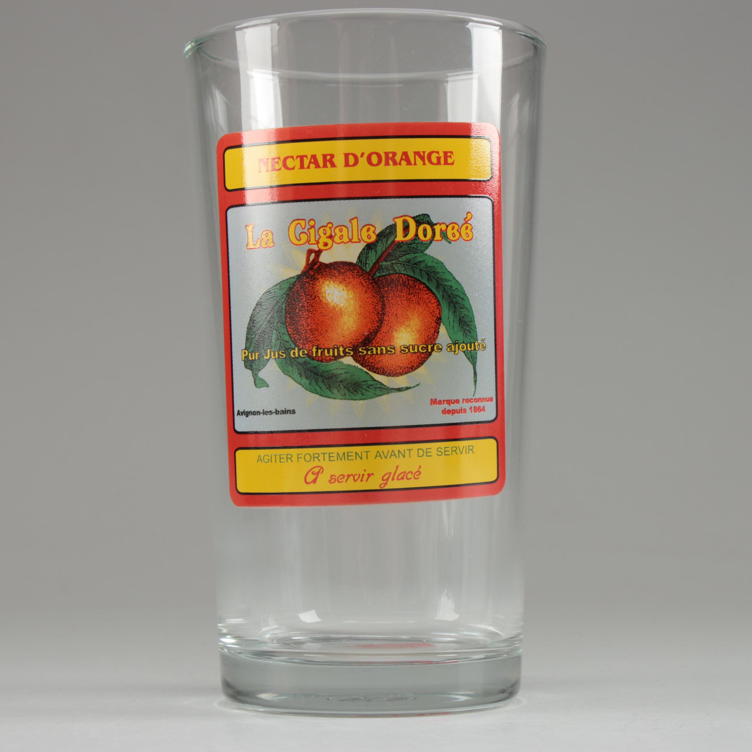 Kiss That Frog "Lucky La Cigale Dorée Nectar de citron" Glass Tumblers