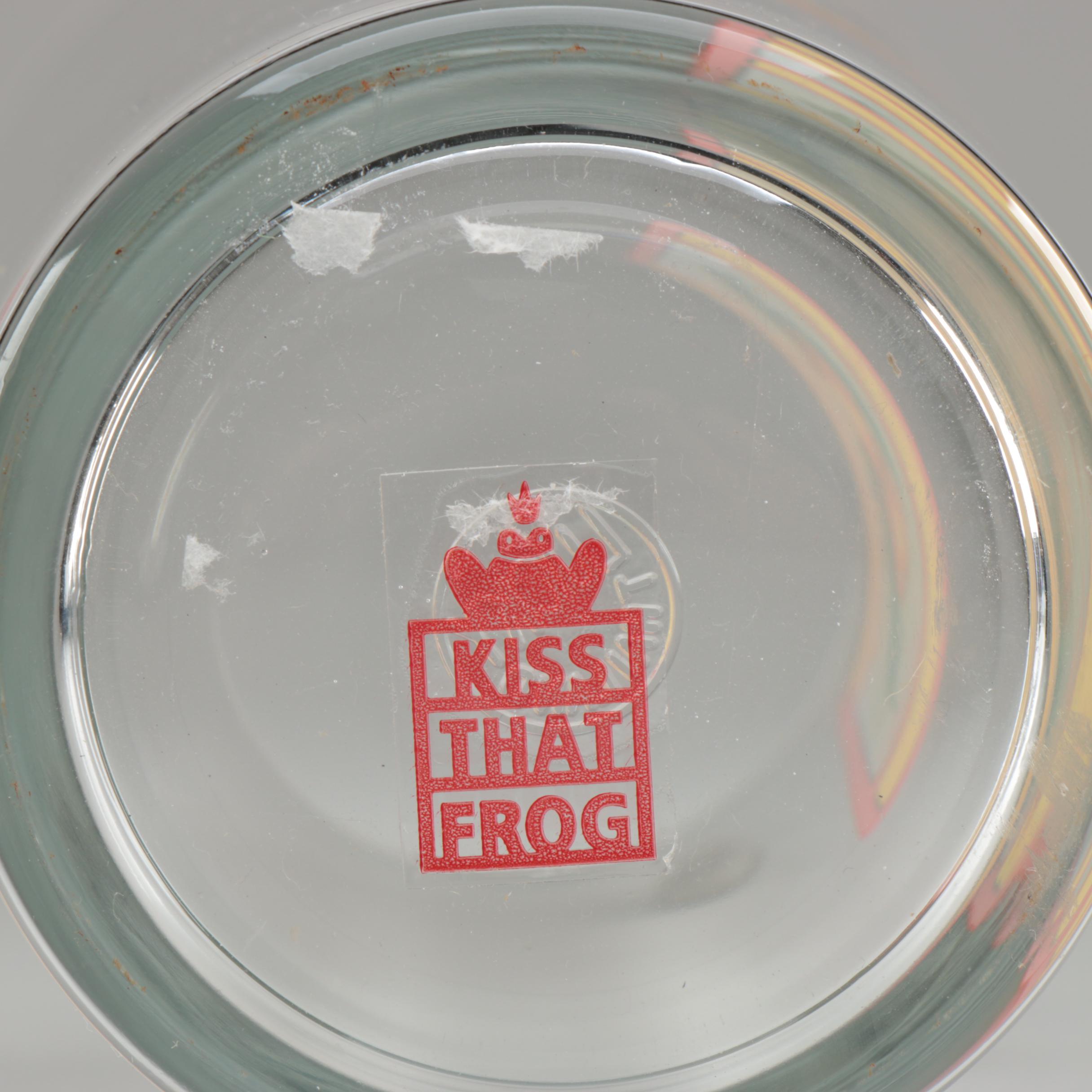 Kiss That Frog "Lucky La Cigale Dorée Nectar de citron" Glass Tumblers