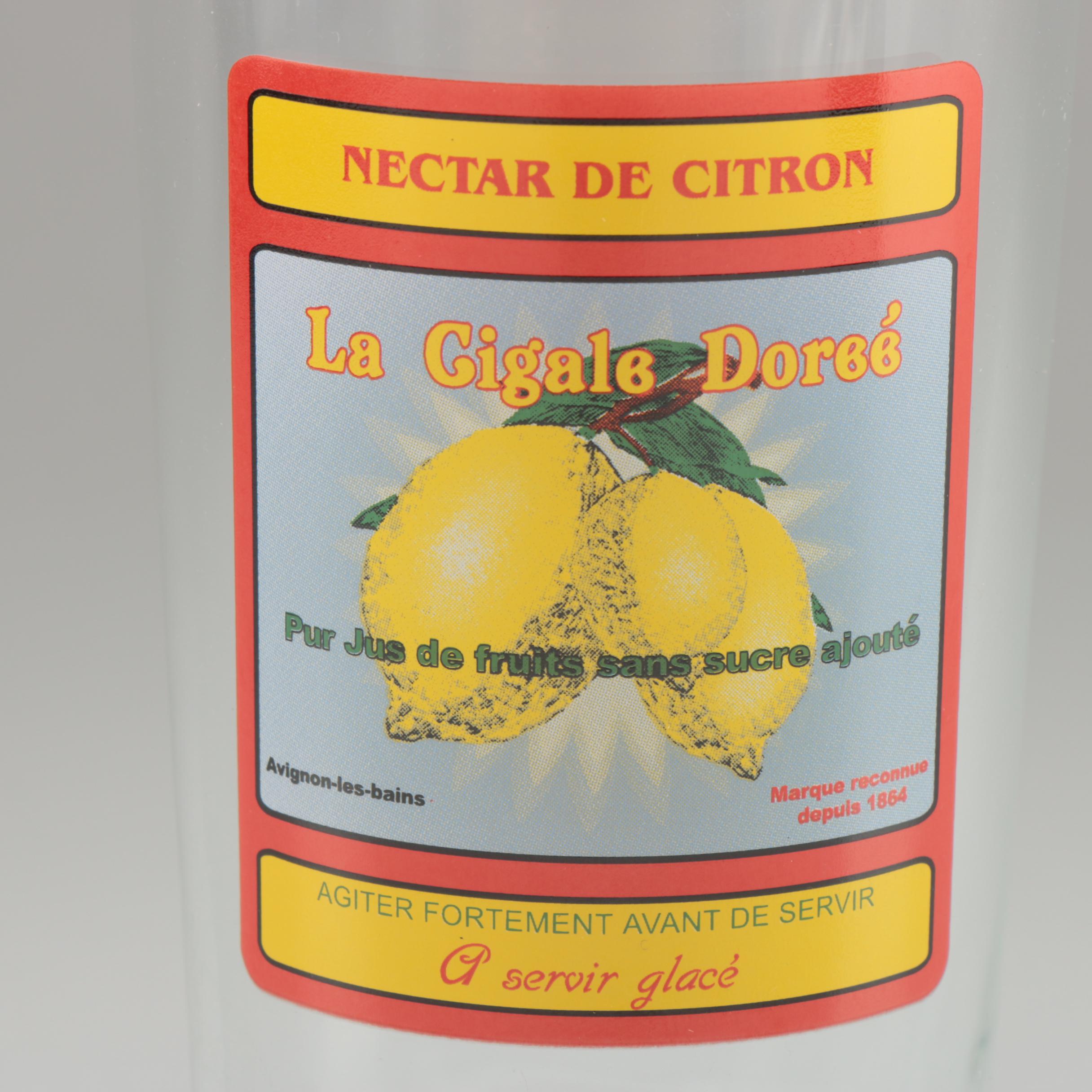 Kiss That Frog "Lucky La Cigale Dorée Nectar de citron" Glass Tumblers