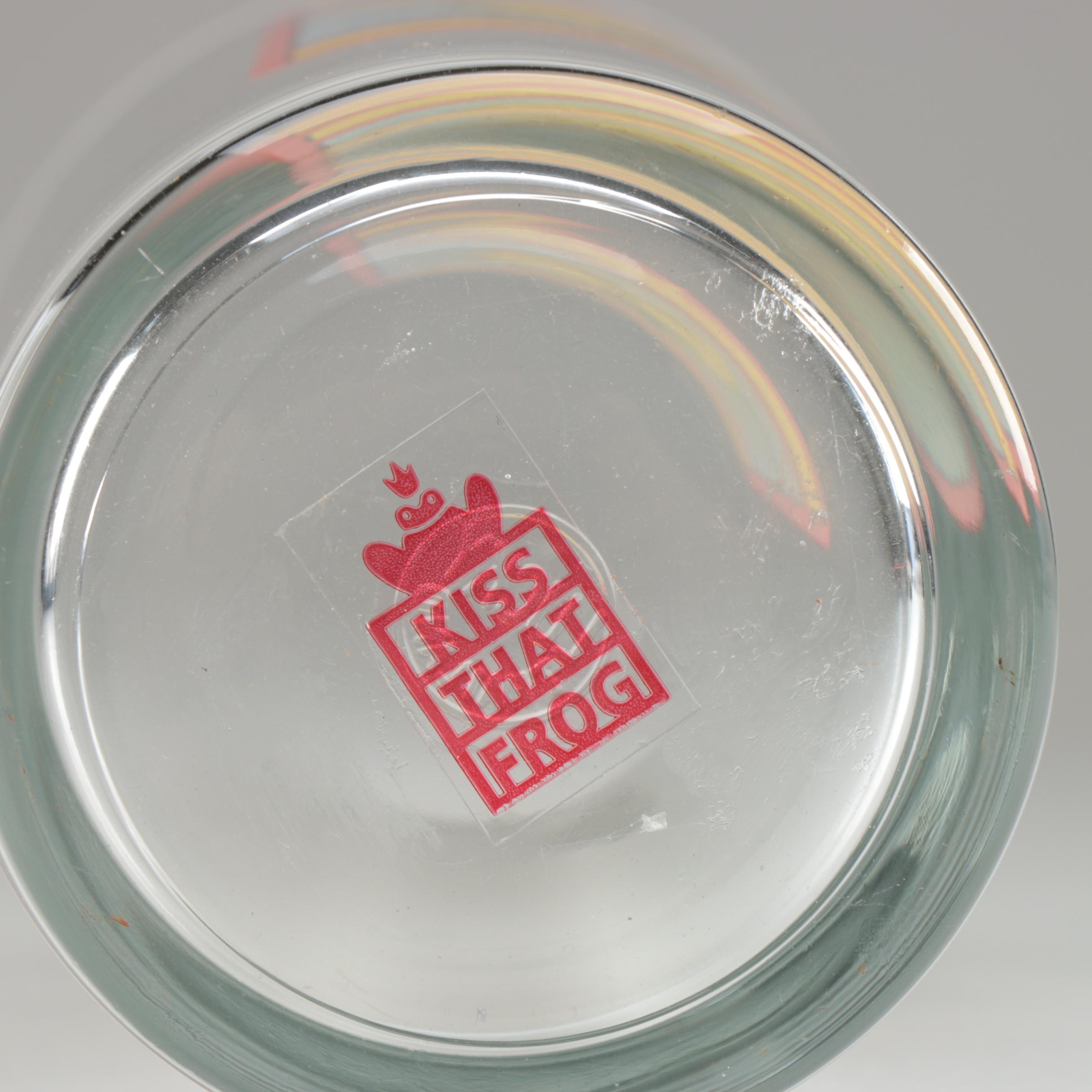 Kiss That Frog "Lucky La Cigale Dorée Nectar de citron" Glass Tumblers