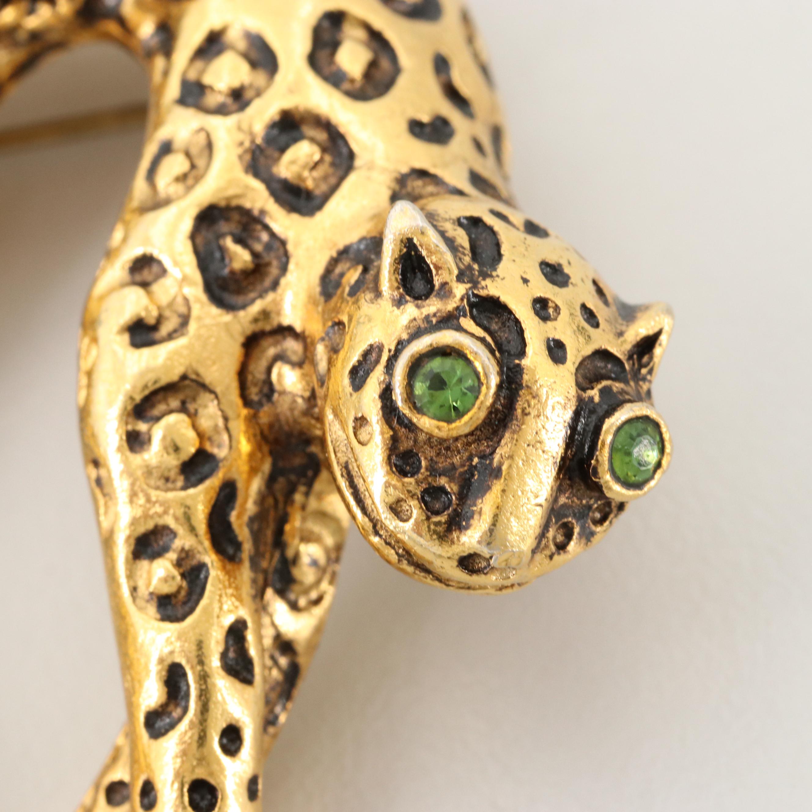 Vintage Enamel and Rhinestone Brooches Including Napier and Kennith Jay Lane