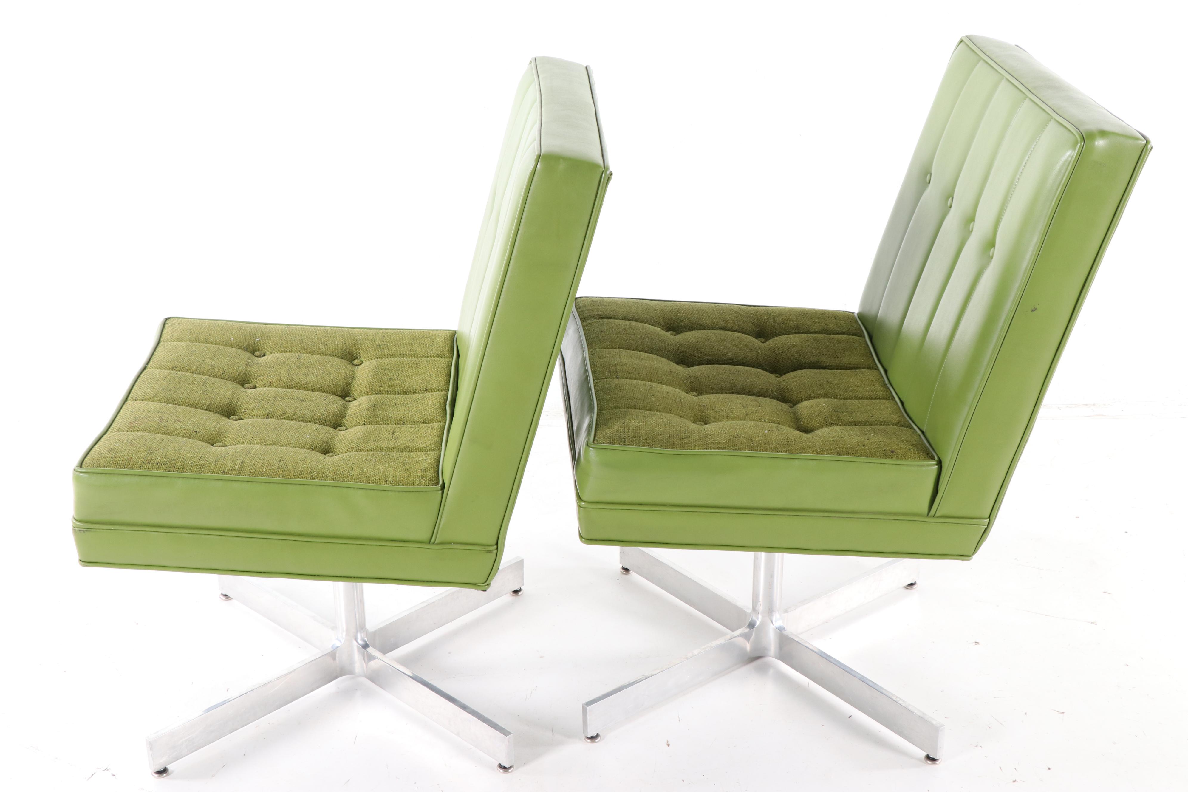 Jack Cartwright Modern Swivel Chairs, circa 1969